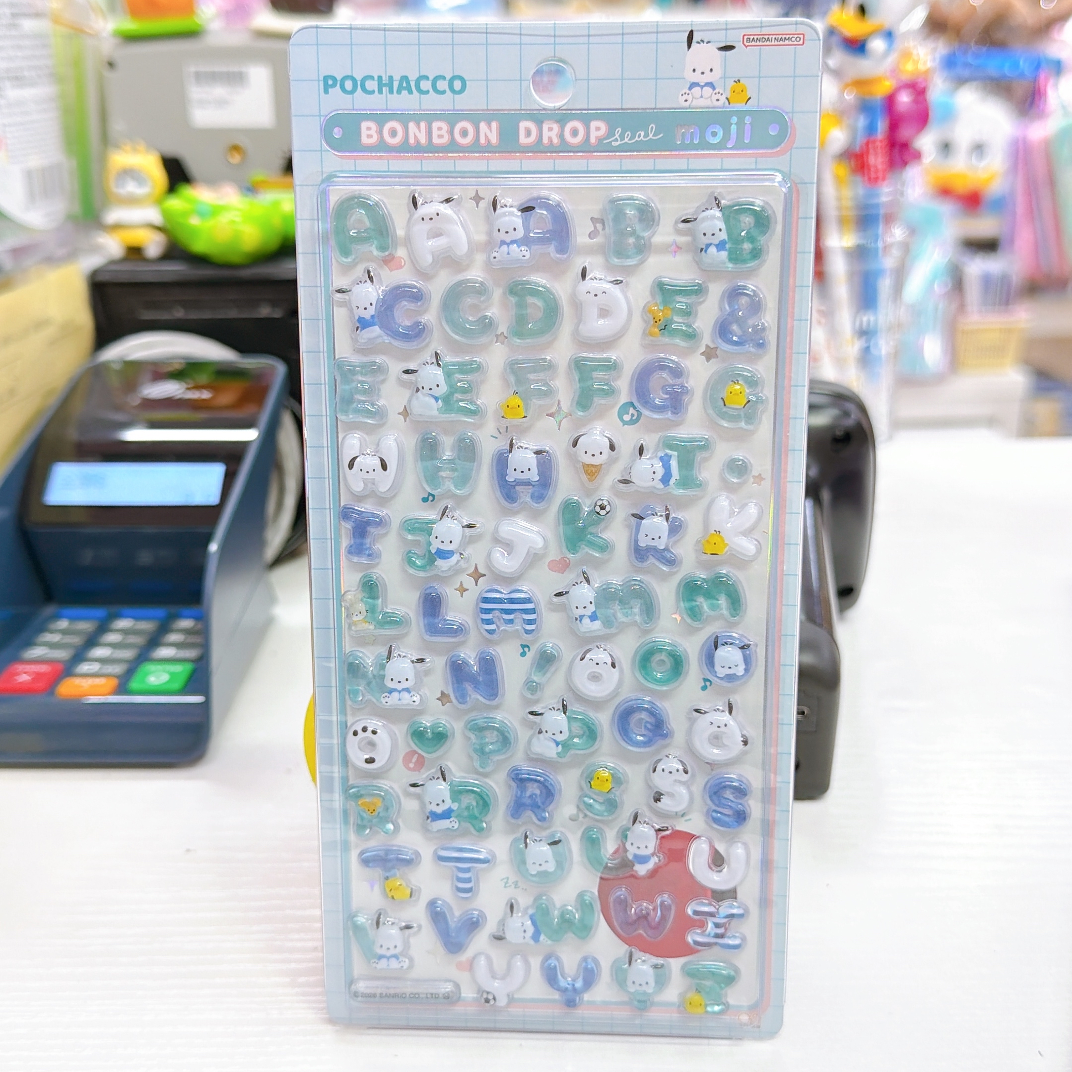 日本直送Sanrio新款字母bonbon drop貼紙