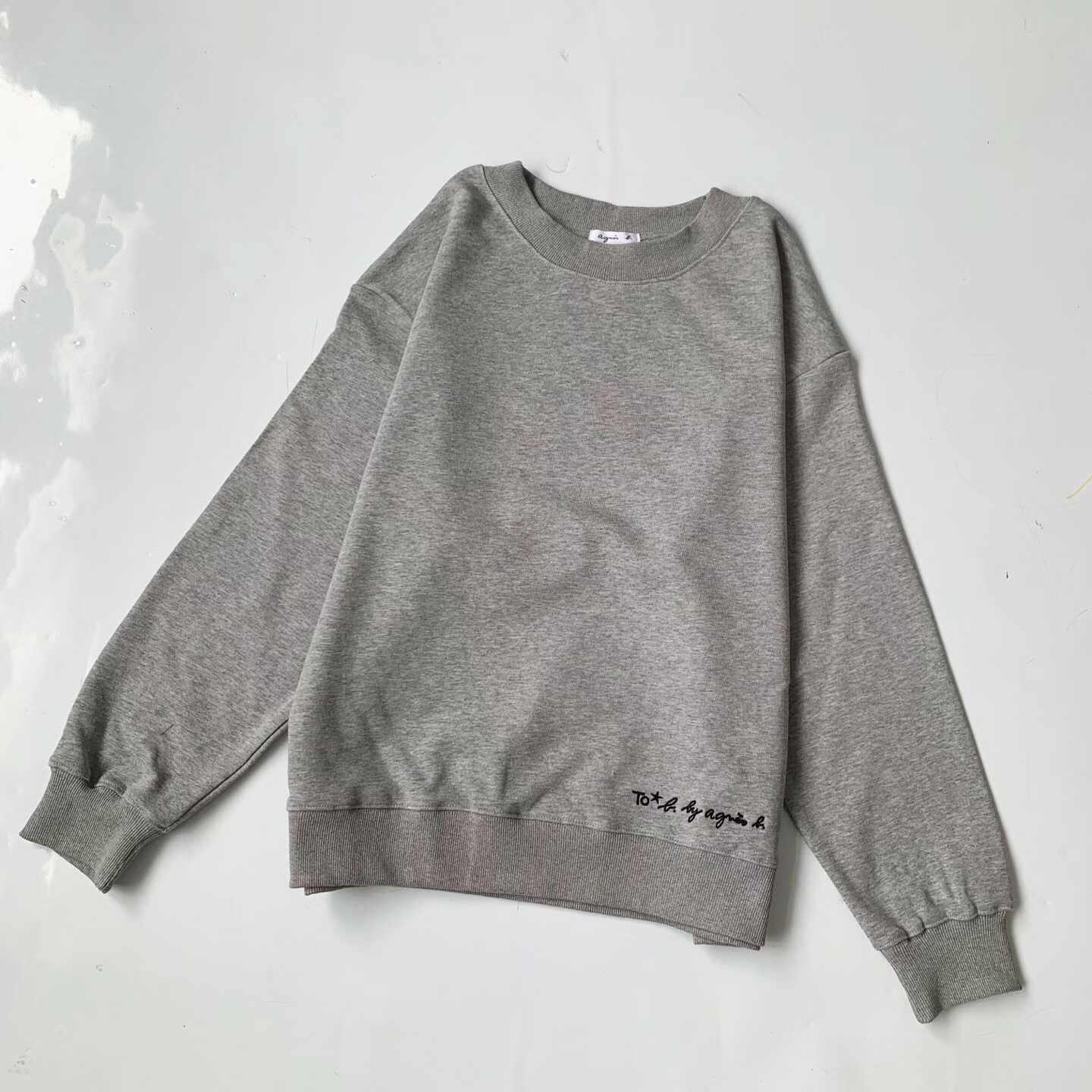 預訂 agnes b.純色圓領衛衣 [貨號26A1022]
