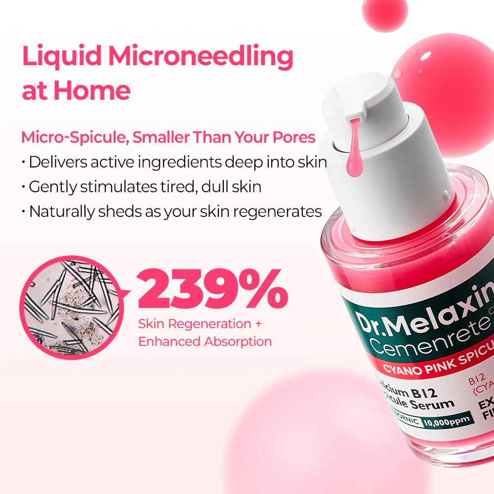 Dr.Melaxin Cemenrete Cyano Pink Spicule Serum (Cemenrete 粉紅微針緊緻精華) (30ml)