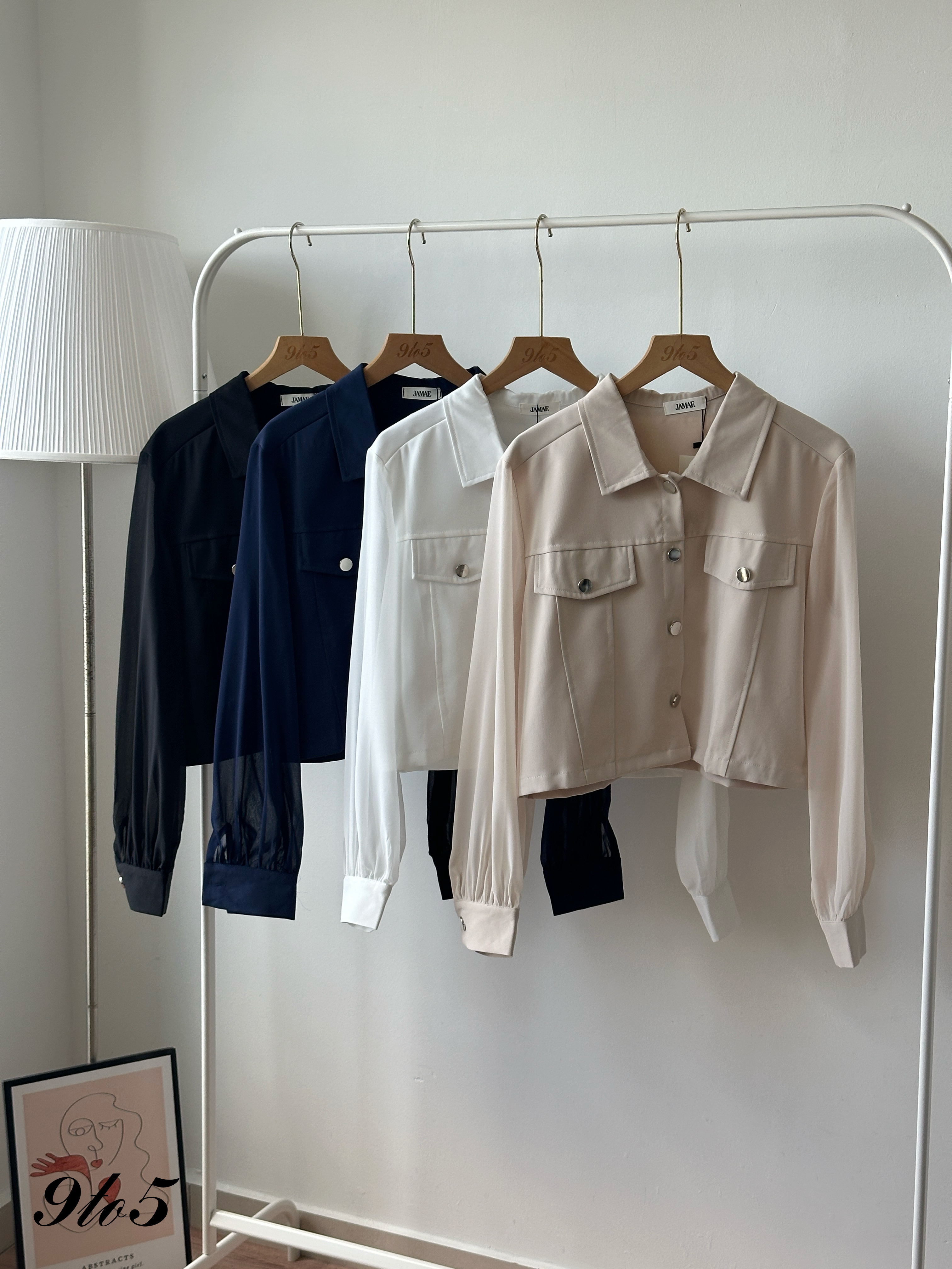 T4366 Long Sleeve Button Up Shirt - 4 Colors 