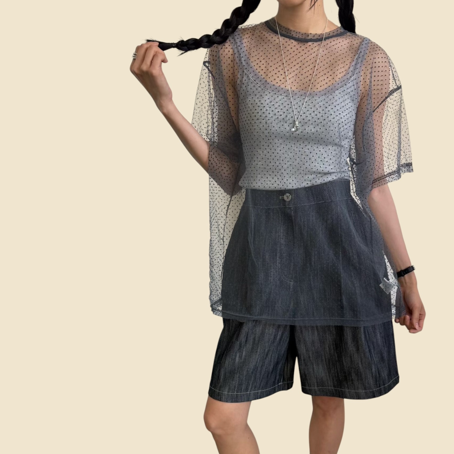221418 點點紗Tee
