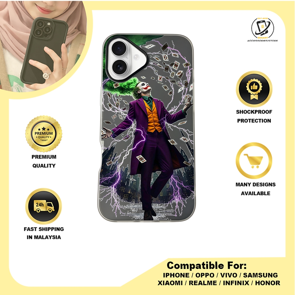 JELLY CASE PHONE FOR IPHONE - DESIGN JOKER A