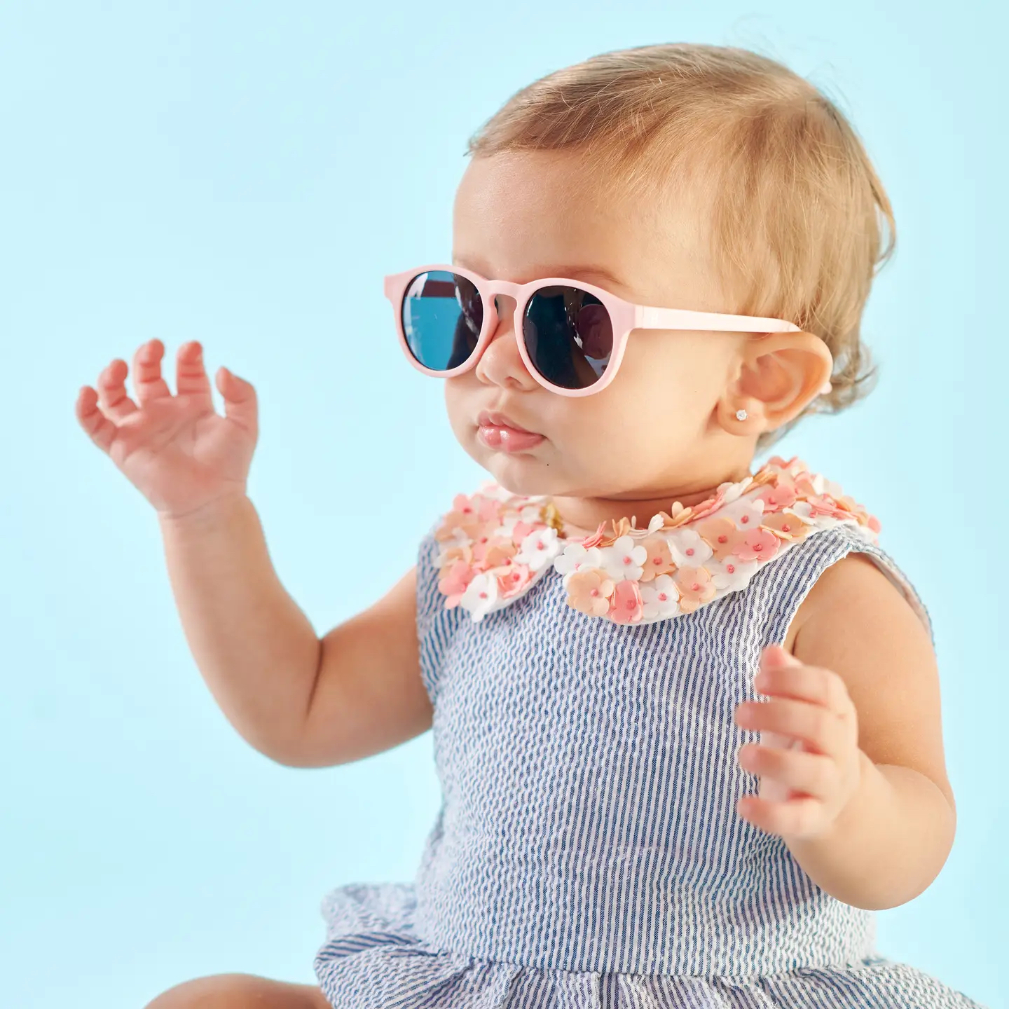 Ballerina Pink Keyhole Baby and Kid Sunglasses