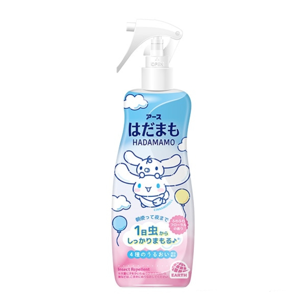 日本地球製藥Earth × HADAMAMO 玉桂狗 長效防蚊蟲噴霧 限定款200ml