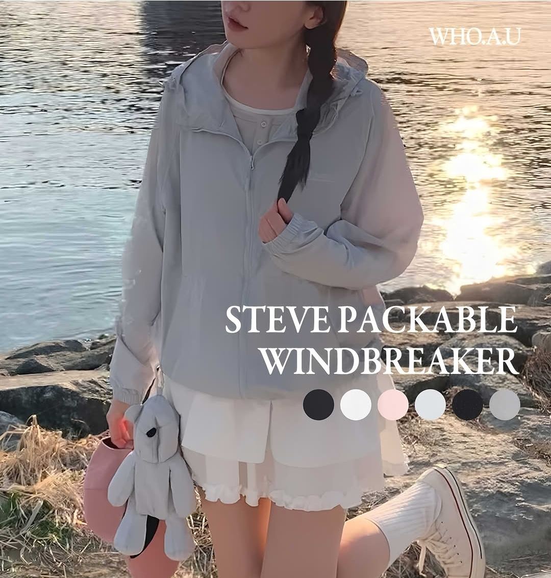 Who.A.U Packable WindBreaker