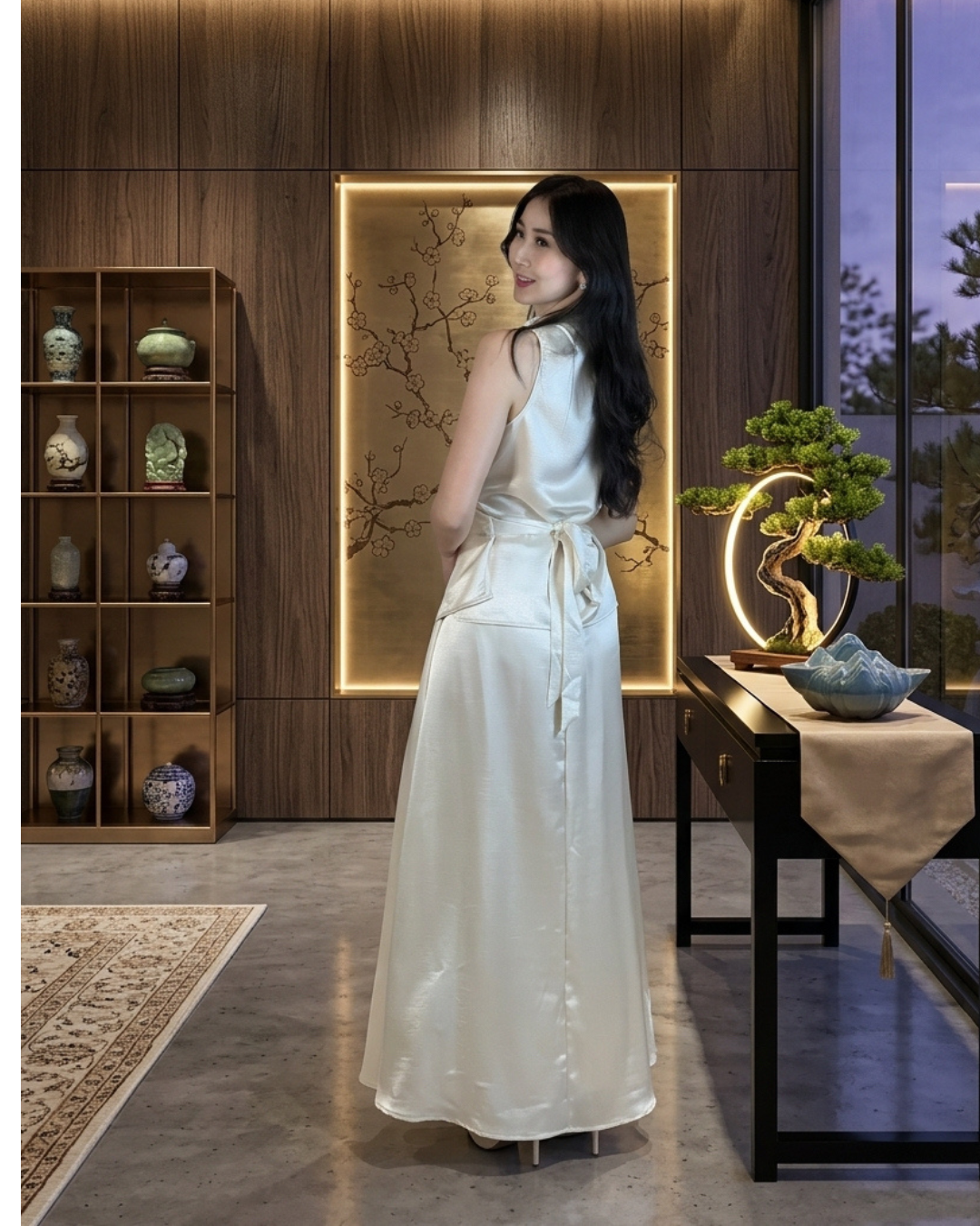 5108  Harriet Luxe Ensemble With A-Line Skirt  Set Wear 