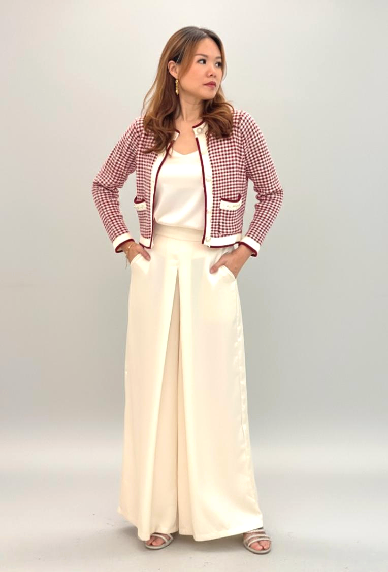 Chanel Style Knit Cardigan