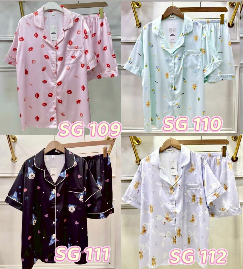 泰國直送絲質睡衣成人版No .SG91 -SG 134