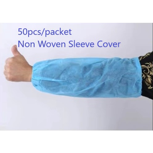 Disposable Non Woven Sleeve cover - Blue - 50pcs & 100pcs per packet