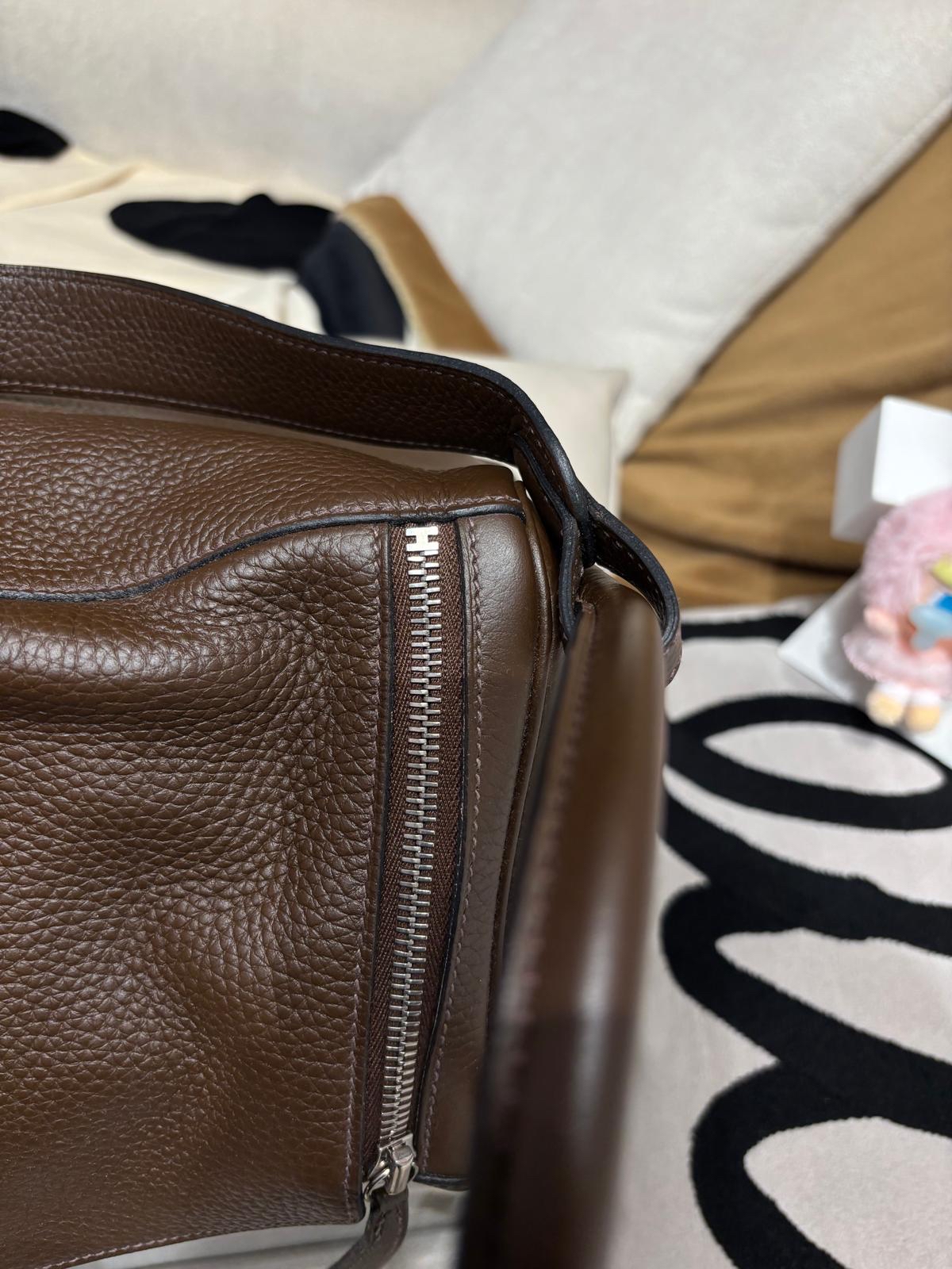 Hermes Lindy 30 Stamp [Q] 100%Authentic, 95%new✅dust bag 