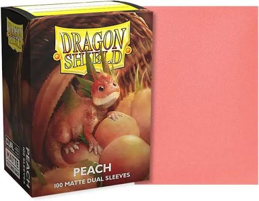 DRAGON SHIELD 100 MATTE DUAL PEACH