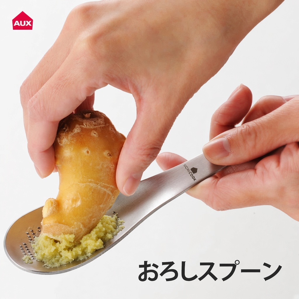 【現貨】🔥🔥【日本製《UCHICOOK》不鏽鋼磨薑匙羹】