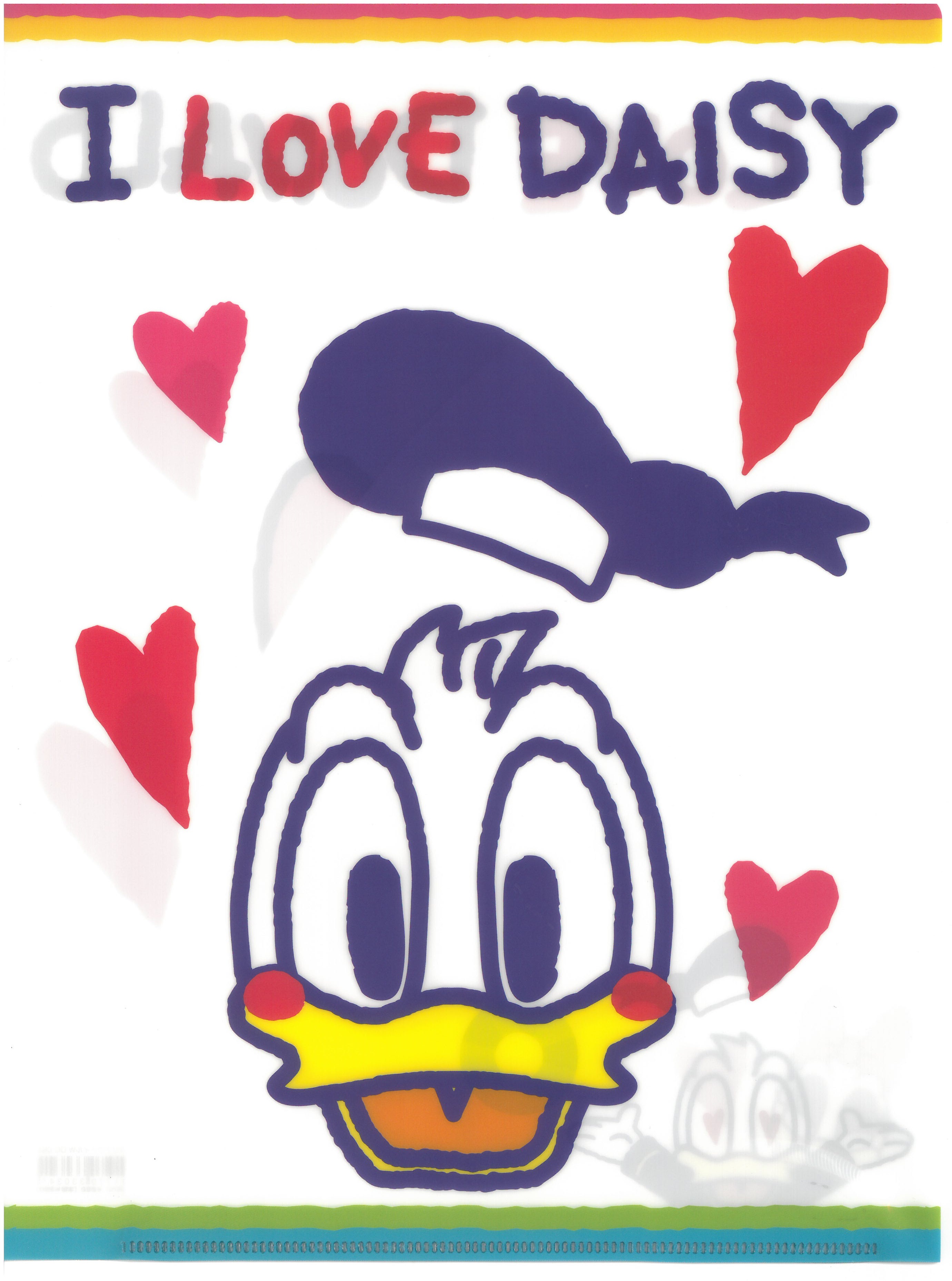 Donald And Daisy Duck 唐老鴨與黛絲 A4雙開文件夾  (S2149630)