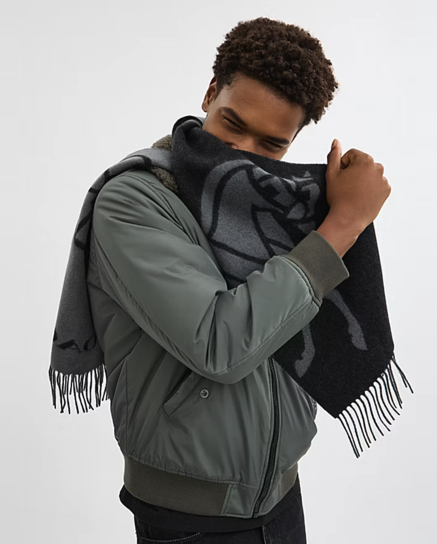 COACH Horse And Carriage Cashmere Muffler