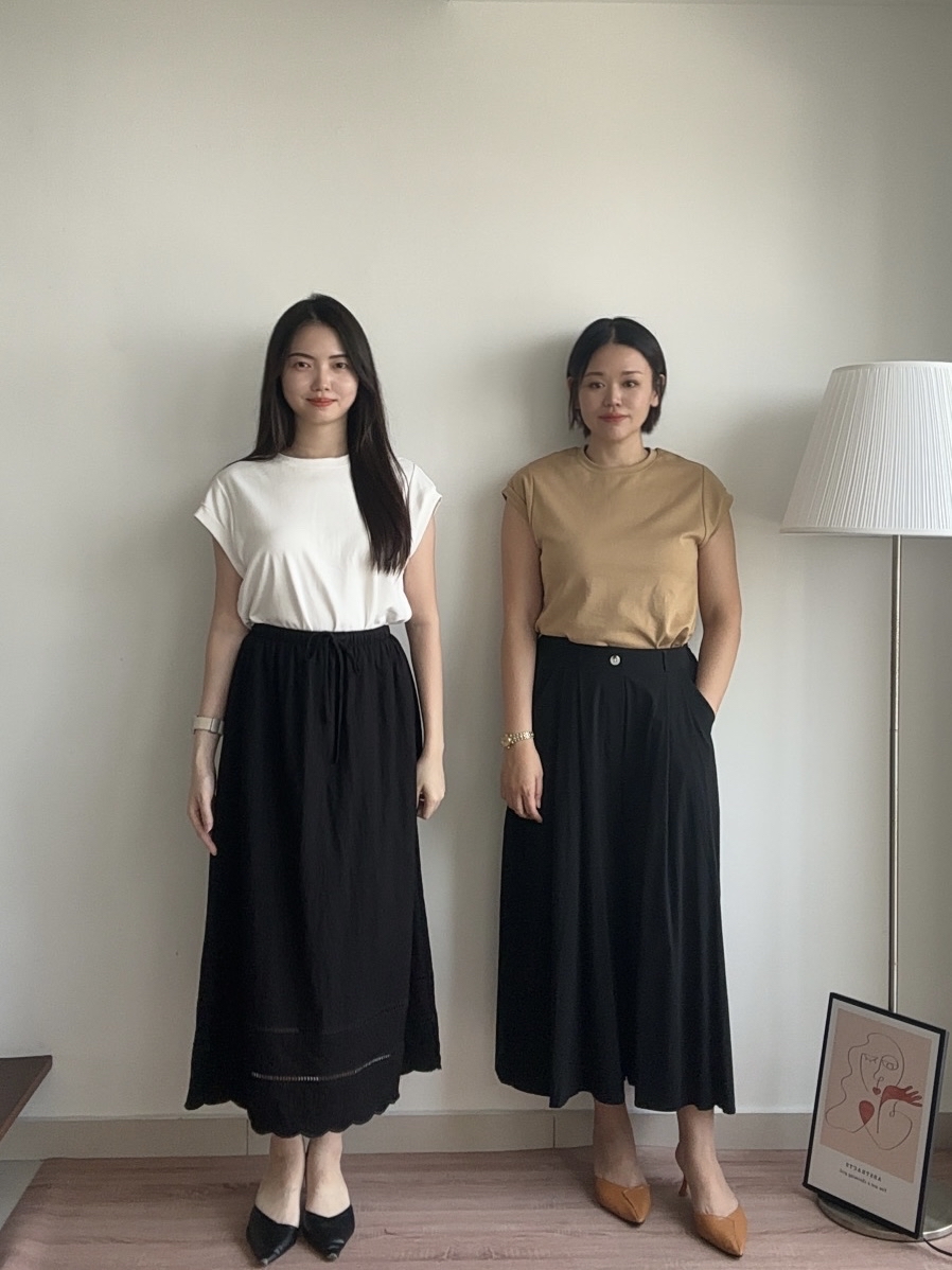 T4431 Cape Sleeve Plain Tee - 5 Colors 