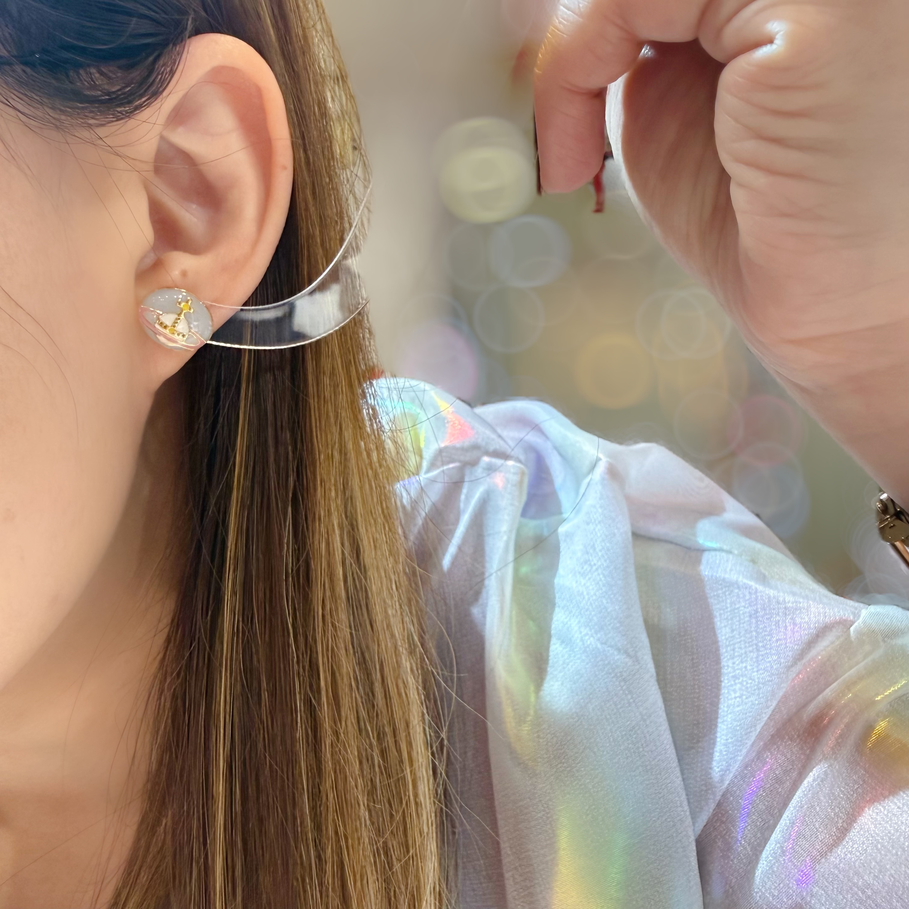 VW Loelia earrings grey