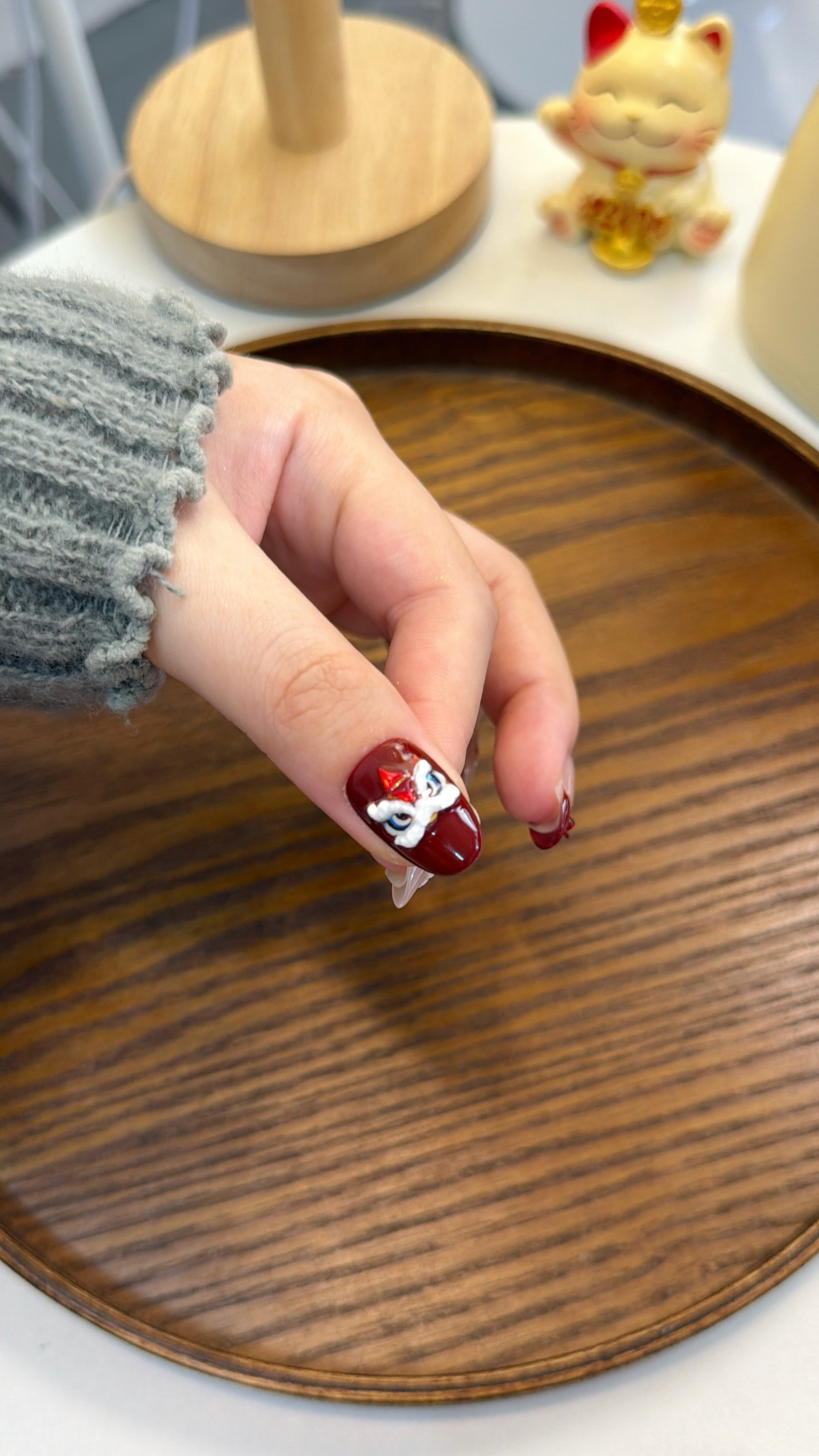 鸿运醒狮 短椭圆