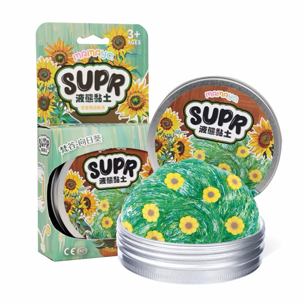 Mamayo液態黏土-梵谷向日葵(鐵盒款)