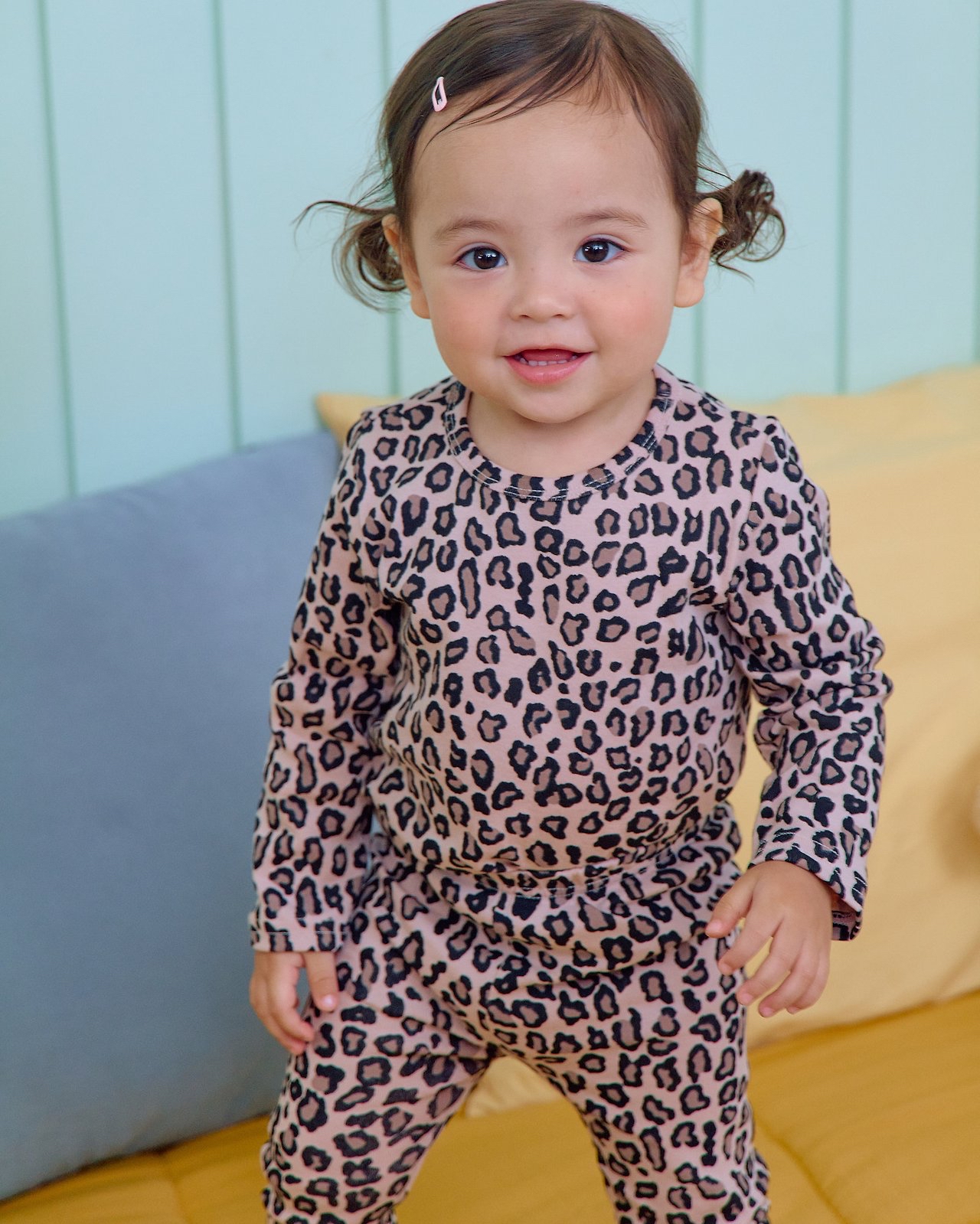 OOTT | Little Leopard Print Loungewear set