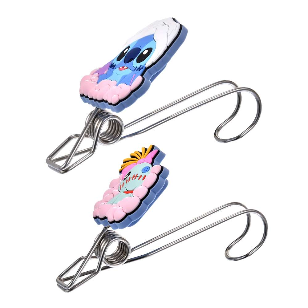 🎀【預訂】Disney BATH ＆ LAUNDRY Stitch & Scrump 衣架夾套裝