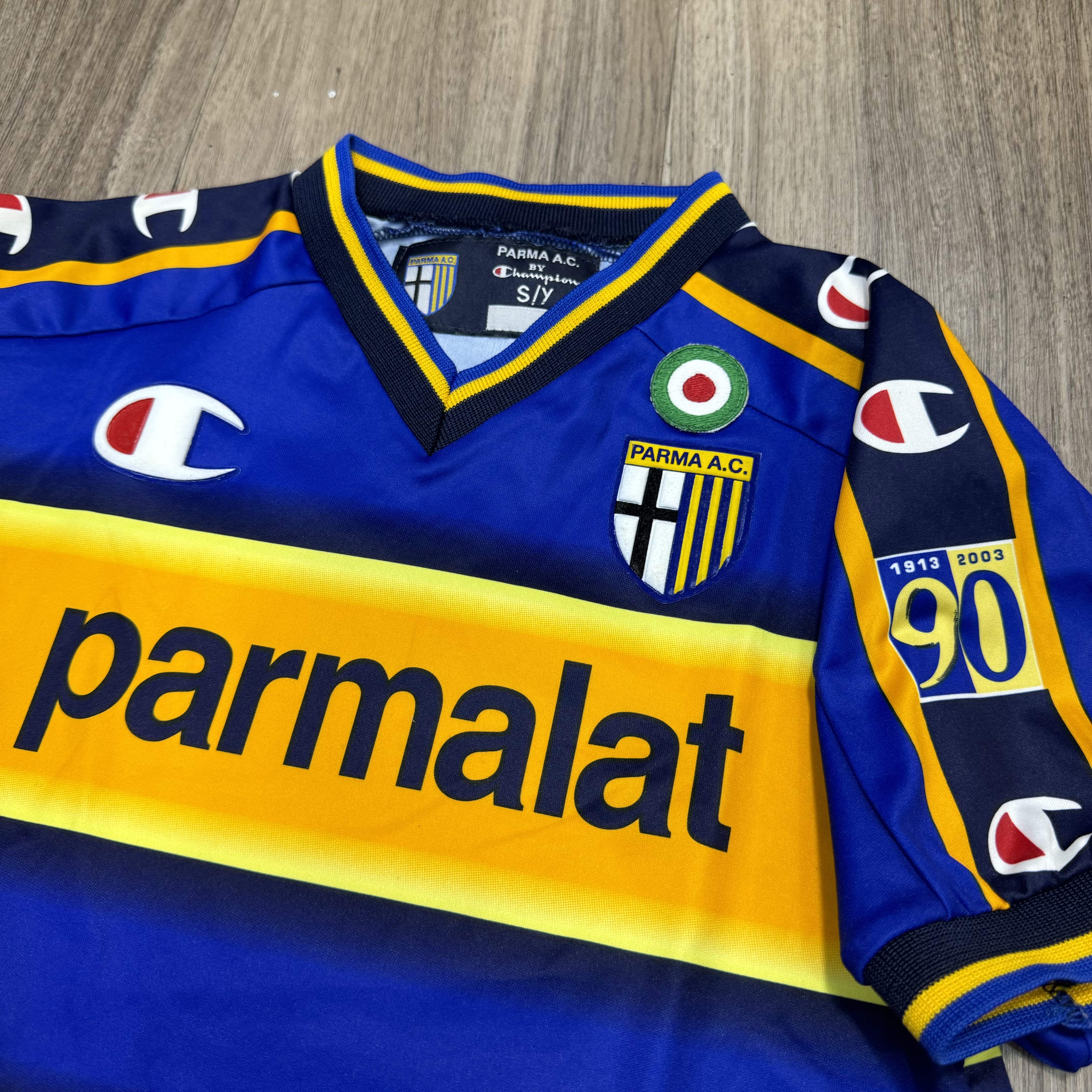 (Youth size) Parma 02/03 home shirt set 