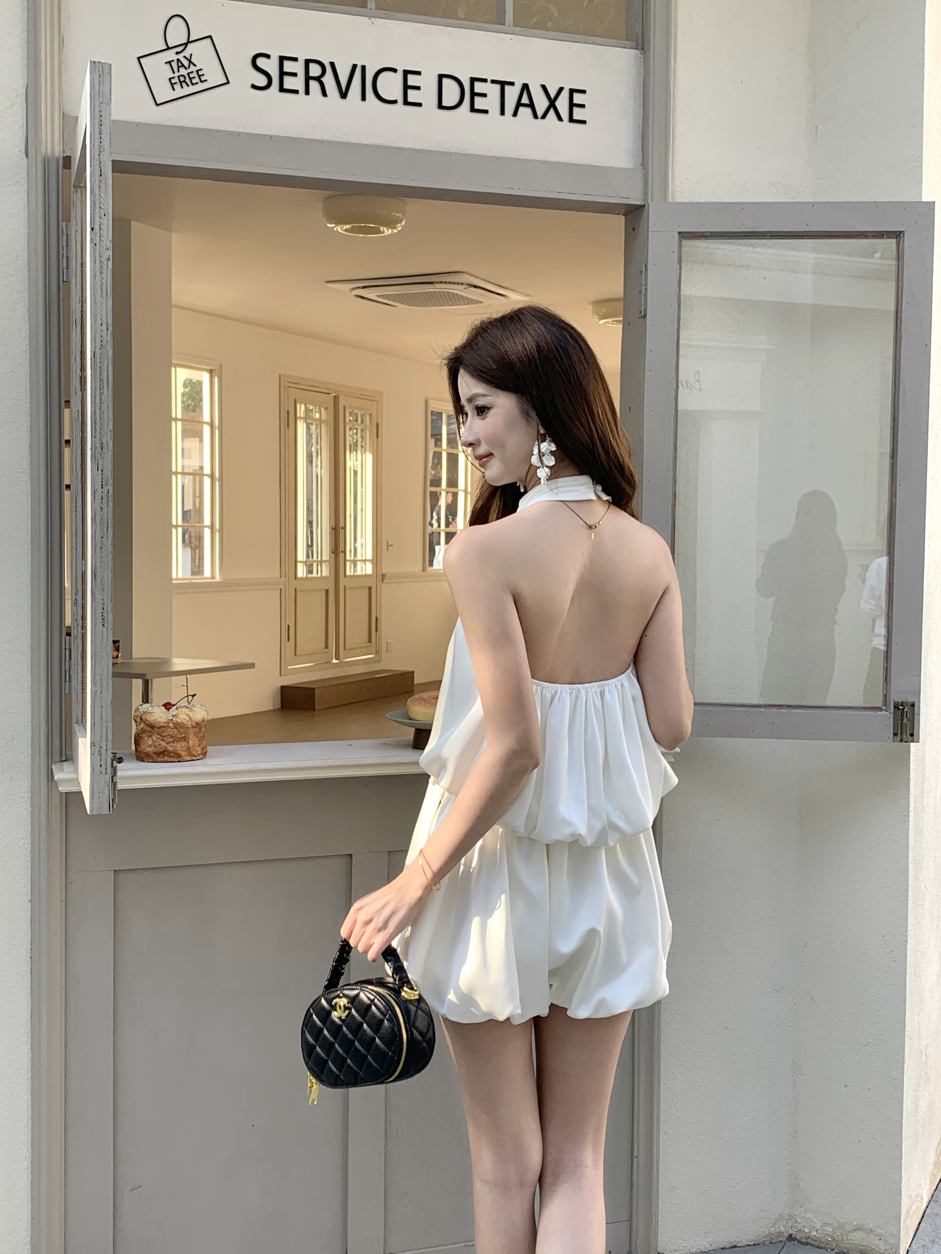 C21 新中式缎面套装