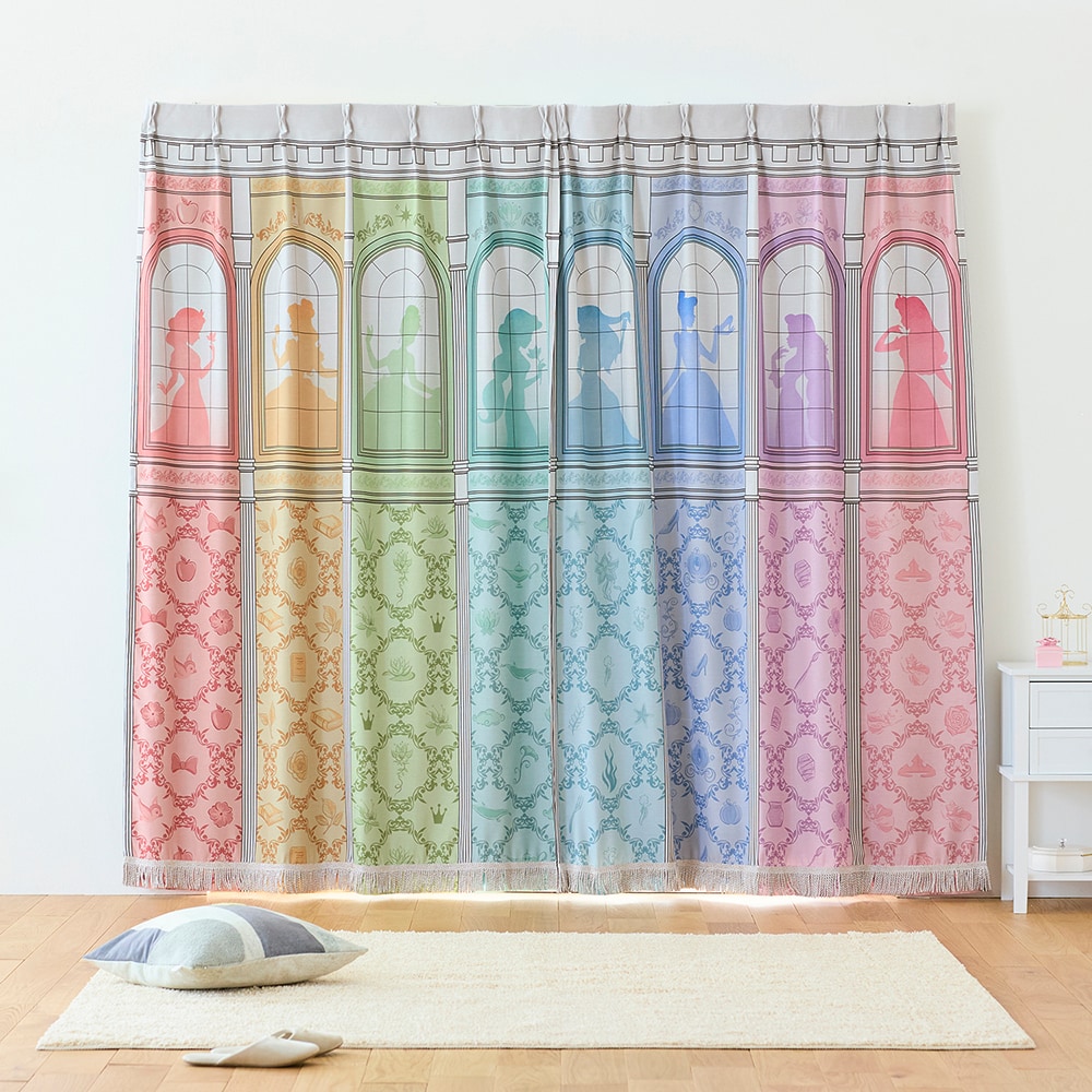 🆕【⭐訂購⭐】 🇯🇵日本直送🌀 #DisneyPrincess 遮光隔熱 #窗簾  (2枚組) 🌀 [ELAD-0238] [260226]