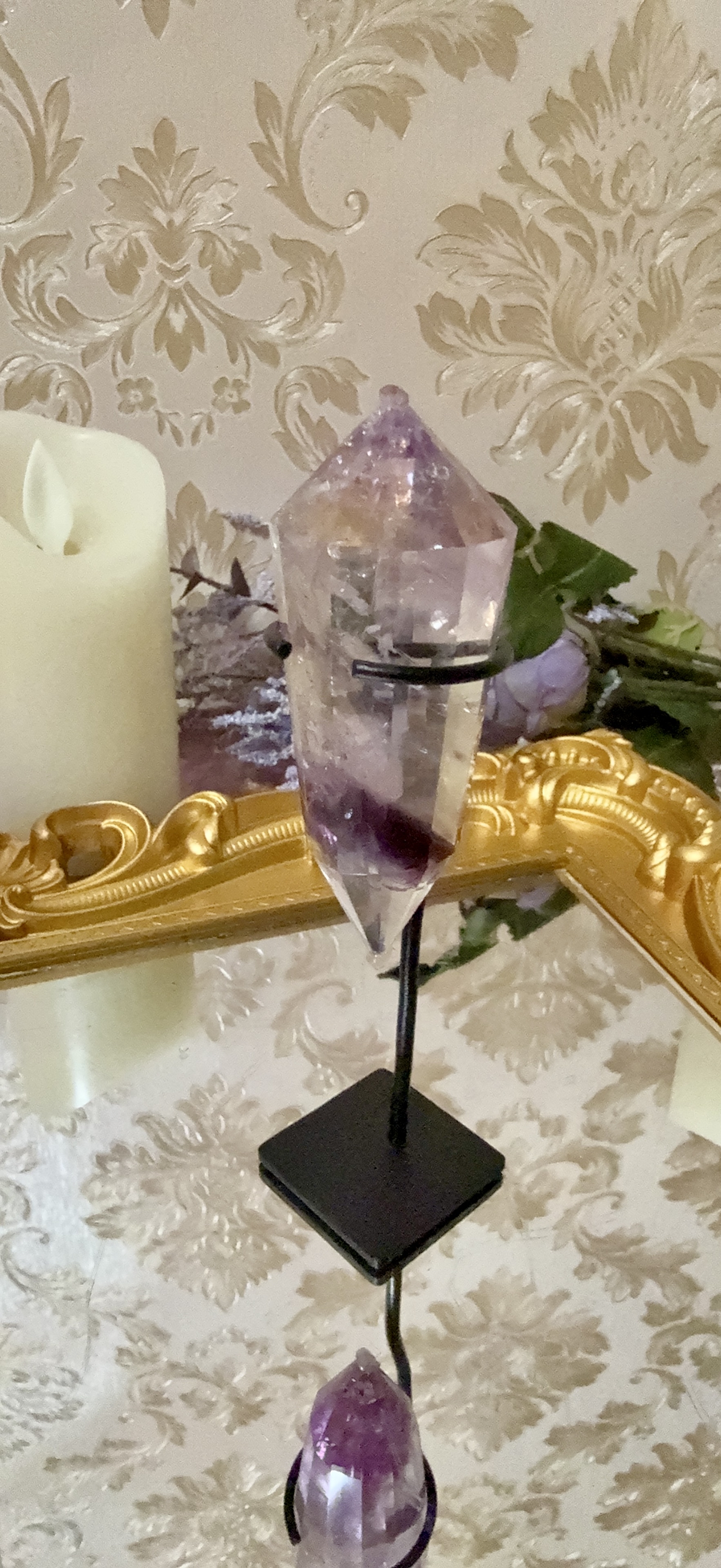 【能量權杖】巴西巴希亞 Vogel 沃格爾風格紫水晶 ‧ 雙尖療癒能量石 🔮