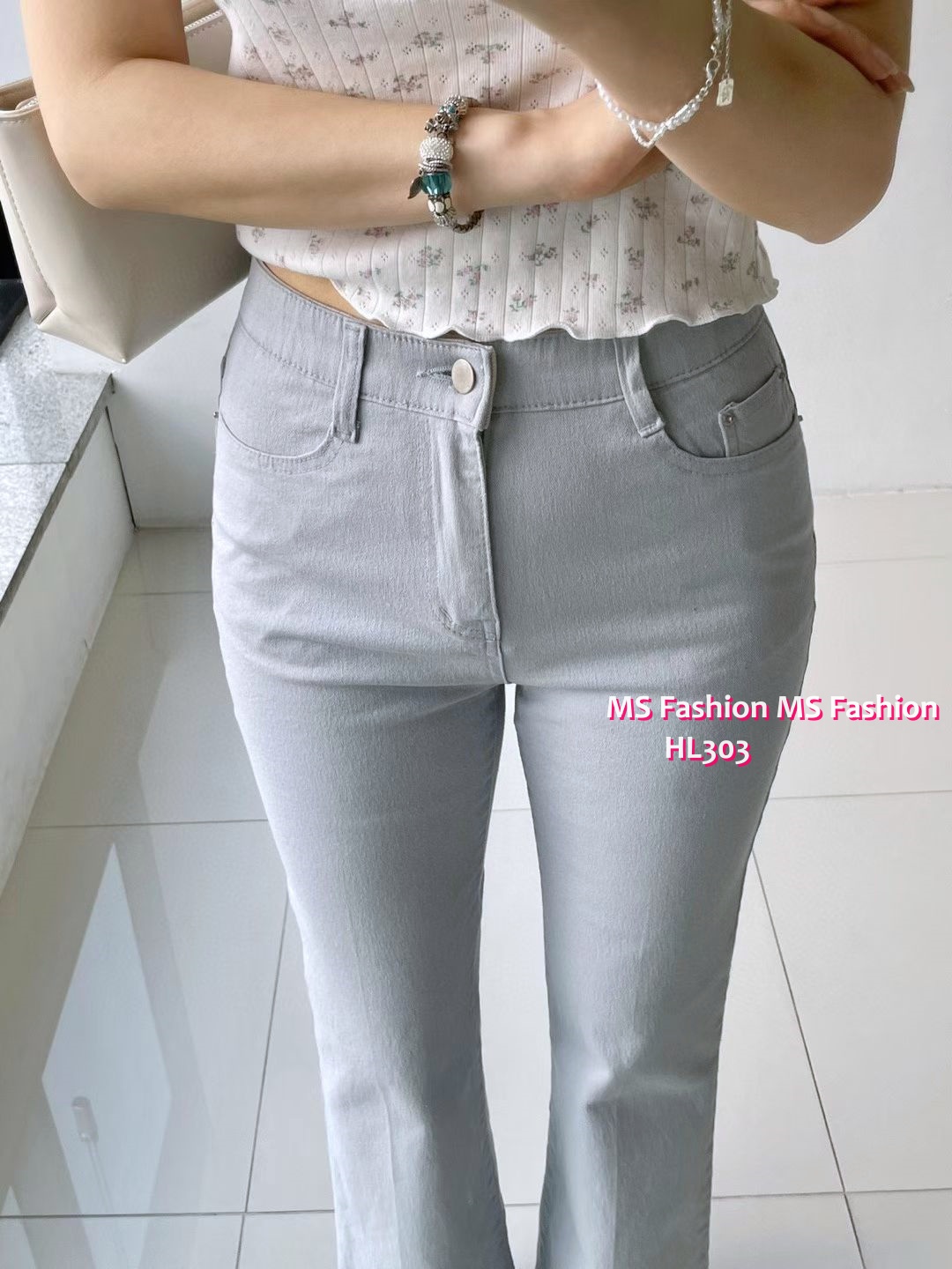 HL303 韓國🌼Howluk彈力棉喇叭褲