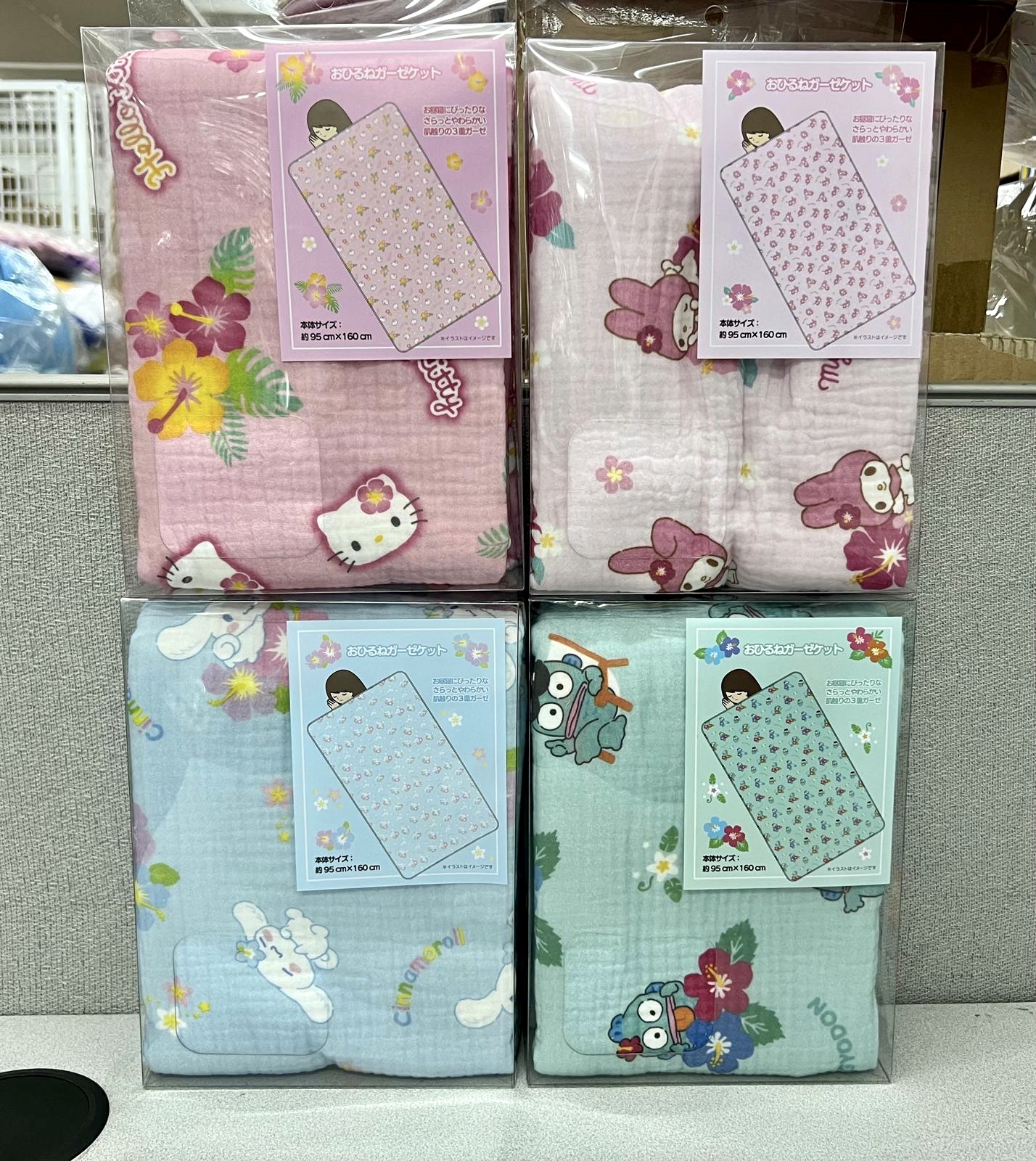 🎌日本直送🎌 Sanrio卡通 清涼舒爽 3 重紗布被