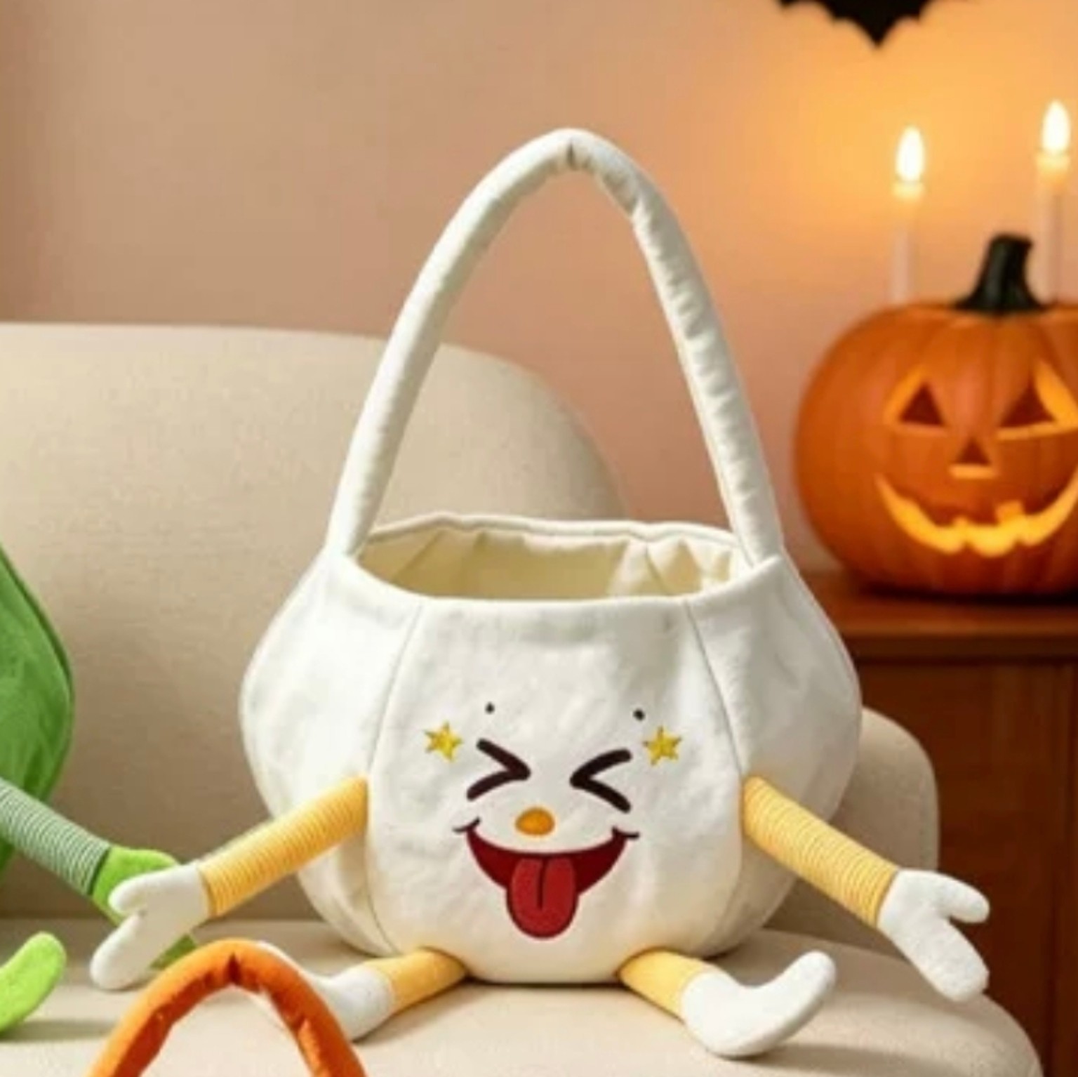 兒童白色幽靈萬聖節服裝｜白紗裙披肩多套裝｜12個月至5歲 Halloween Costume COS1278