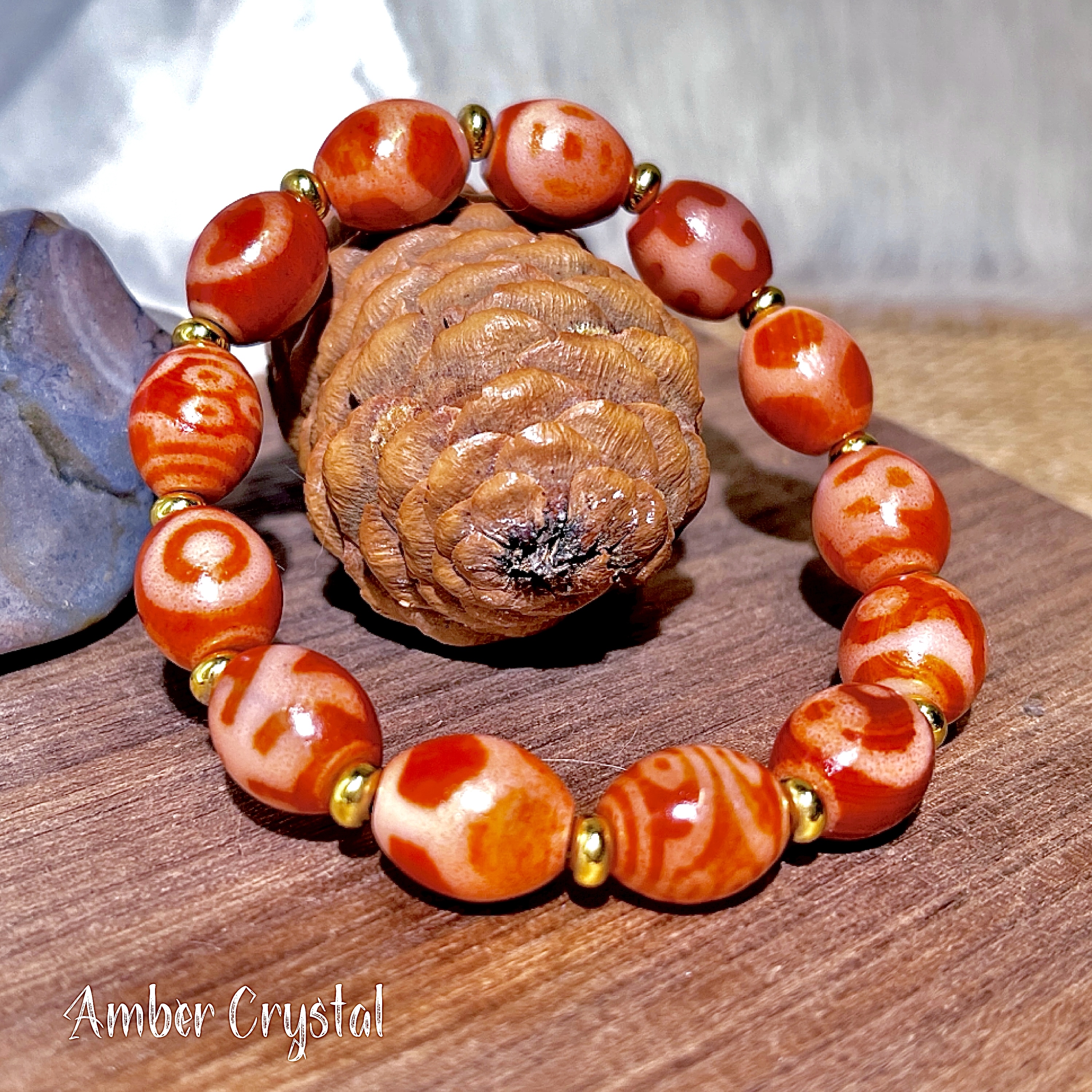 紅肉多寶達絡天珠