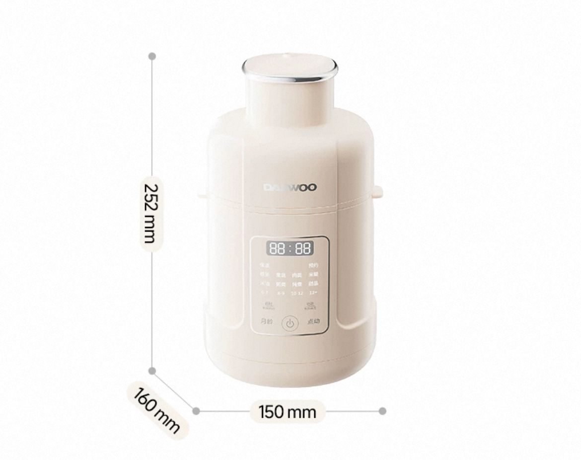 DAEWOO 大字全自動多功能輔食機 DY-FS8 香港三腳插頭 (預購產品)