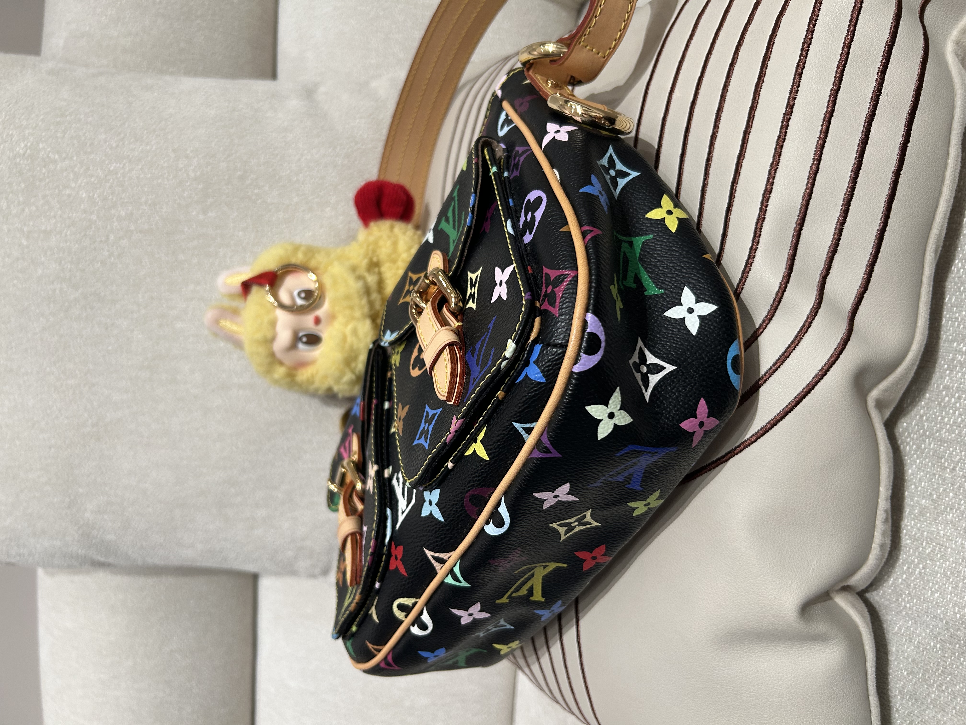 Lv Lodge PM 村上隆Shoulder Bag M40054 限量版珍藏,100%Authentic , 未使用品 ✅Dust bag ✅box  