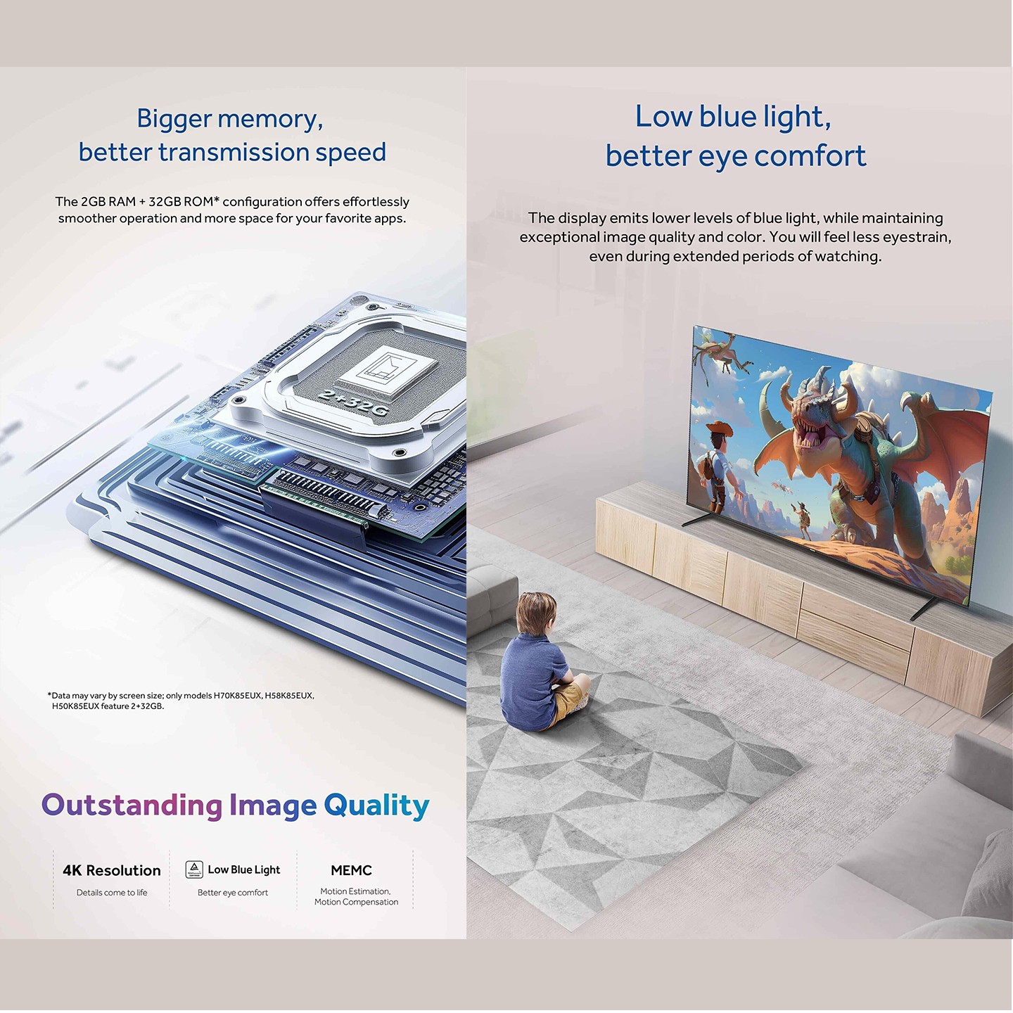 Haier 50" 4K Smart TV (H50K85FUX)