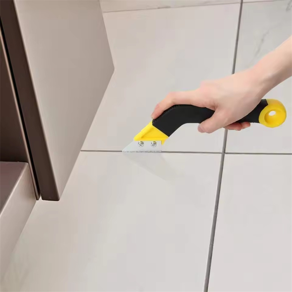 瓷磚地磚美縫勾刀套裝 9件套 黃色 UA0540