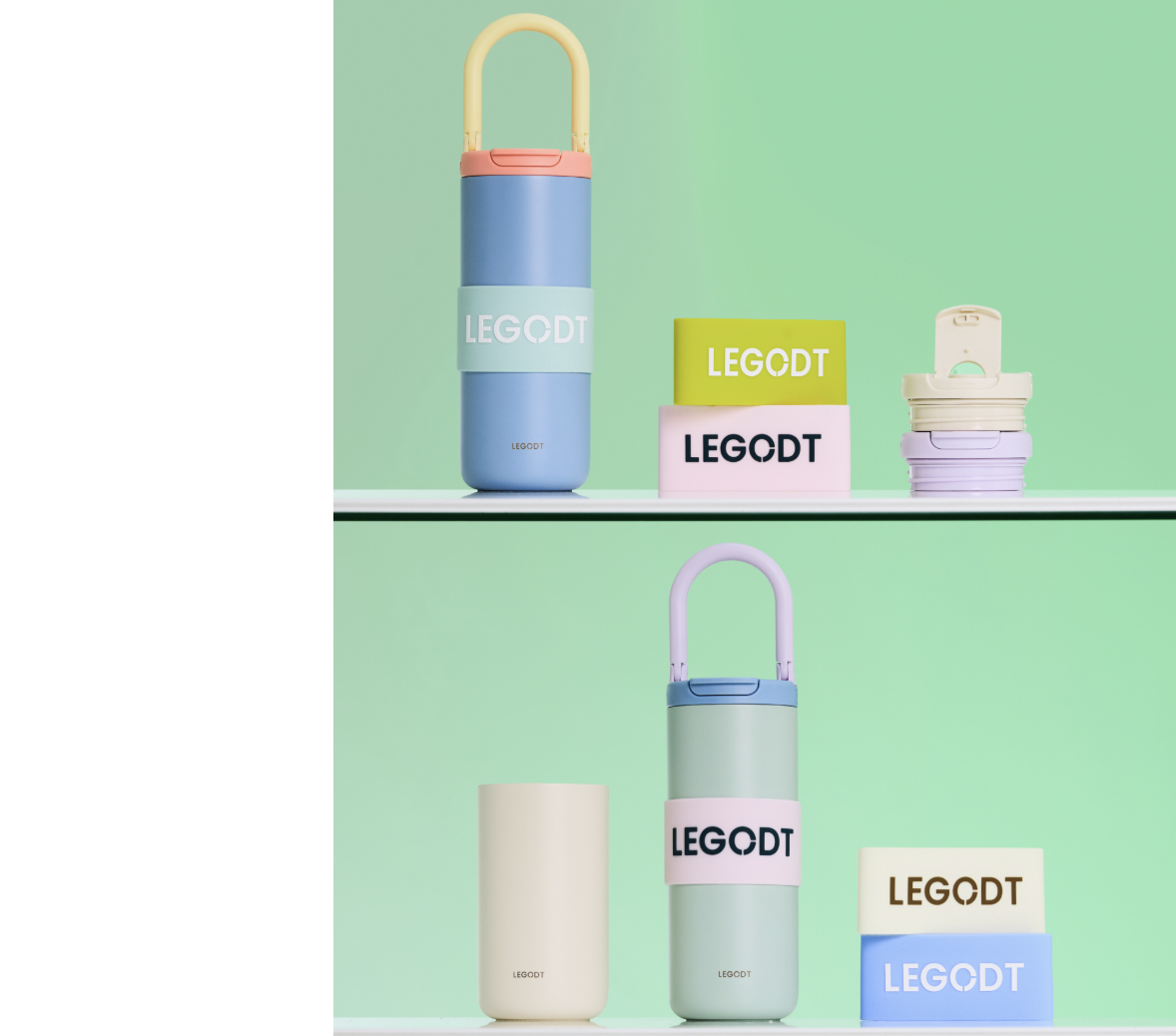 韓國 LEGODT 可拆卸 手提環 不銹鋼 保冷 保溫瓶 591ml｜Loop Tumbler Module 