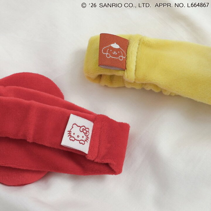 🇯🇵預訂 日本直送🇯🇵Apres les cours x Sanrio系列兩色人物造型天鵝絨髮帶