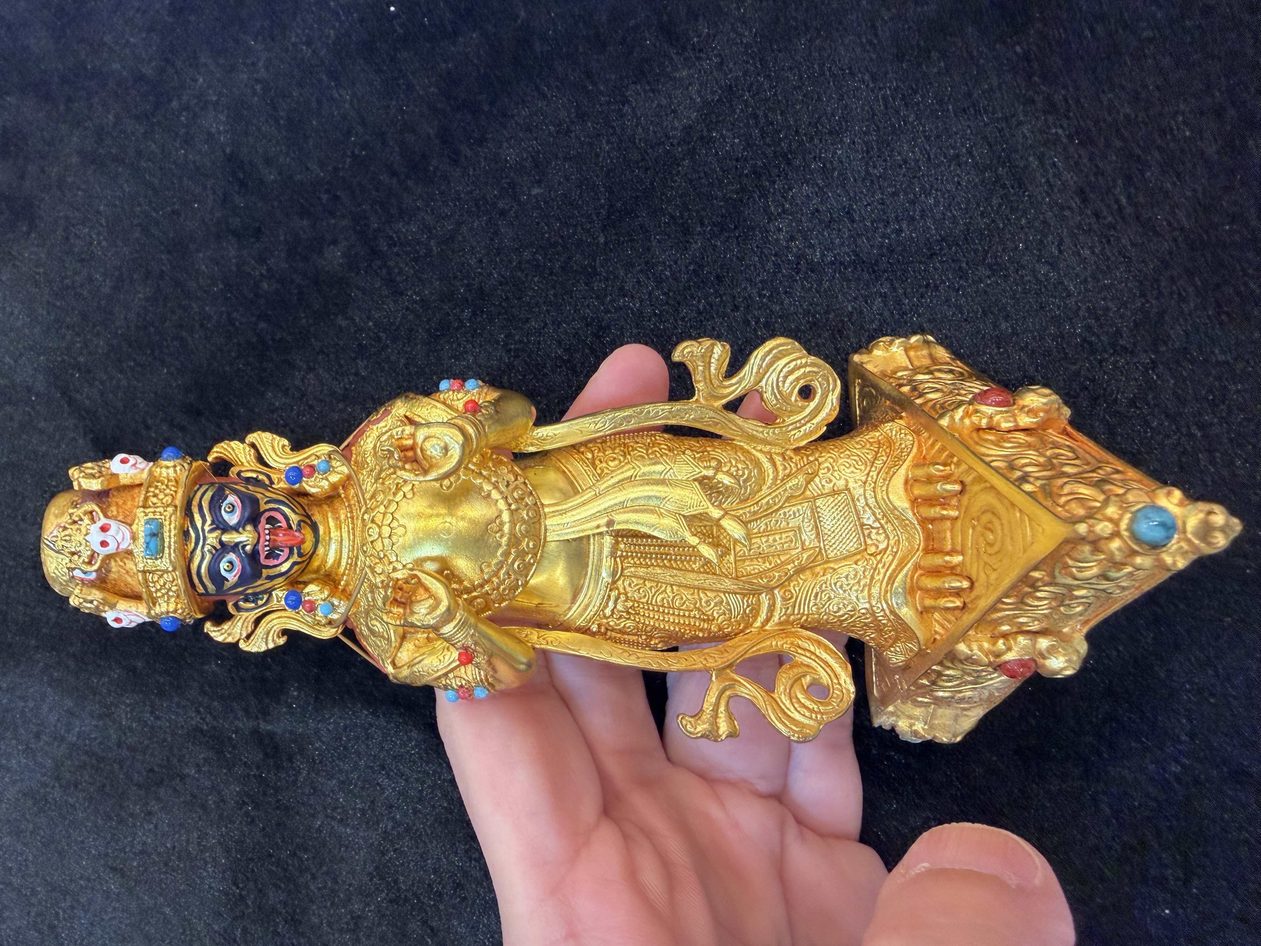 農曆年前巨獻-#141 扎基拉母（金）15cm 高，安排入藏