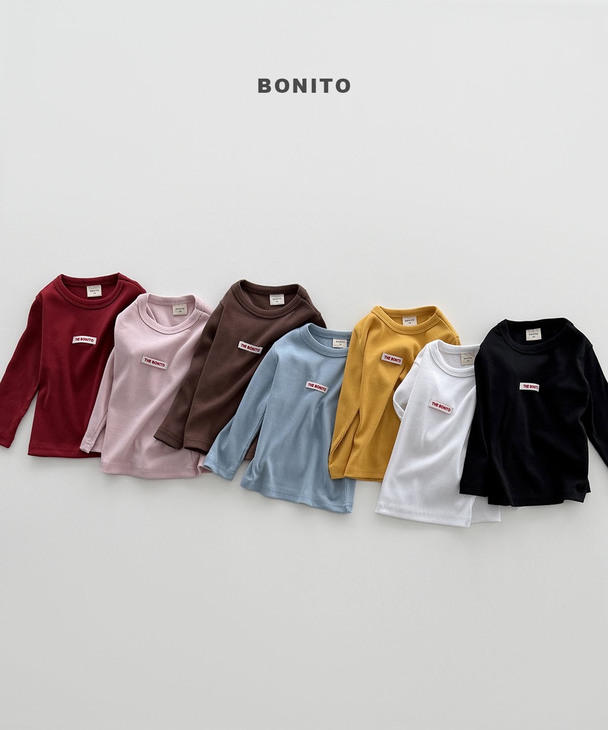 Bonito | Colored Ribbed Tee