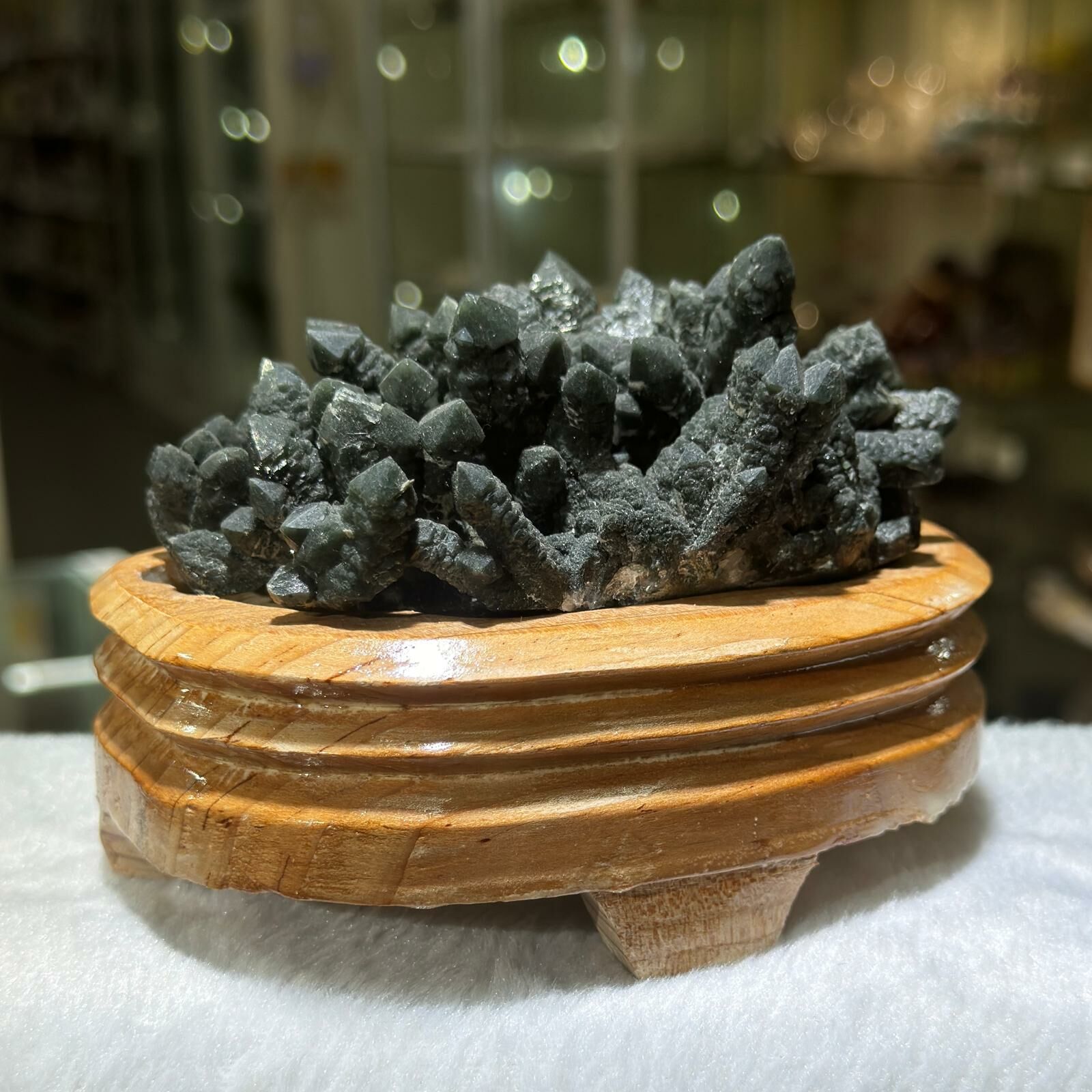 綠幽靈水晶簇 - 3