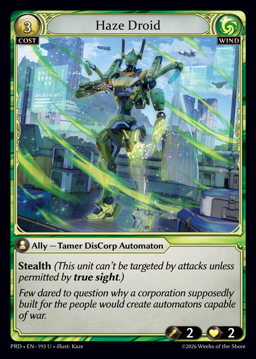 FOIL - Haze Droid / PRD-193 (U)
