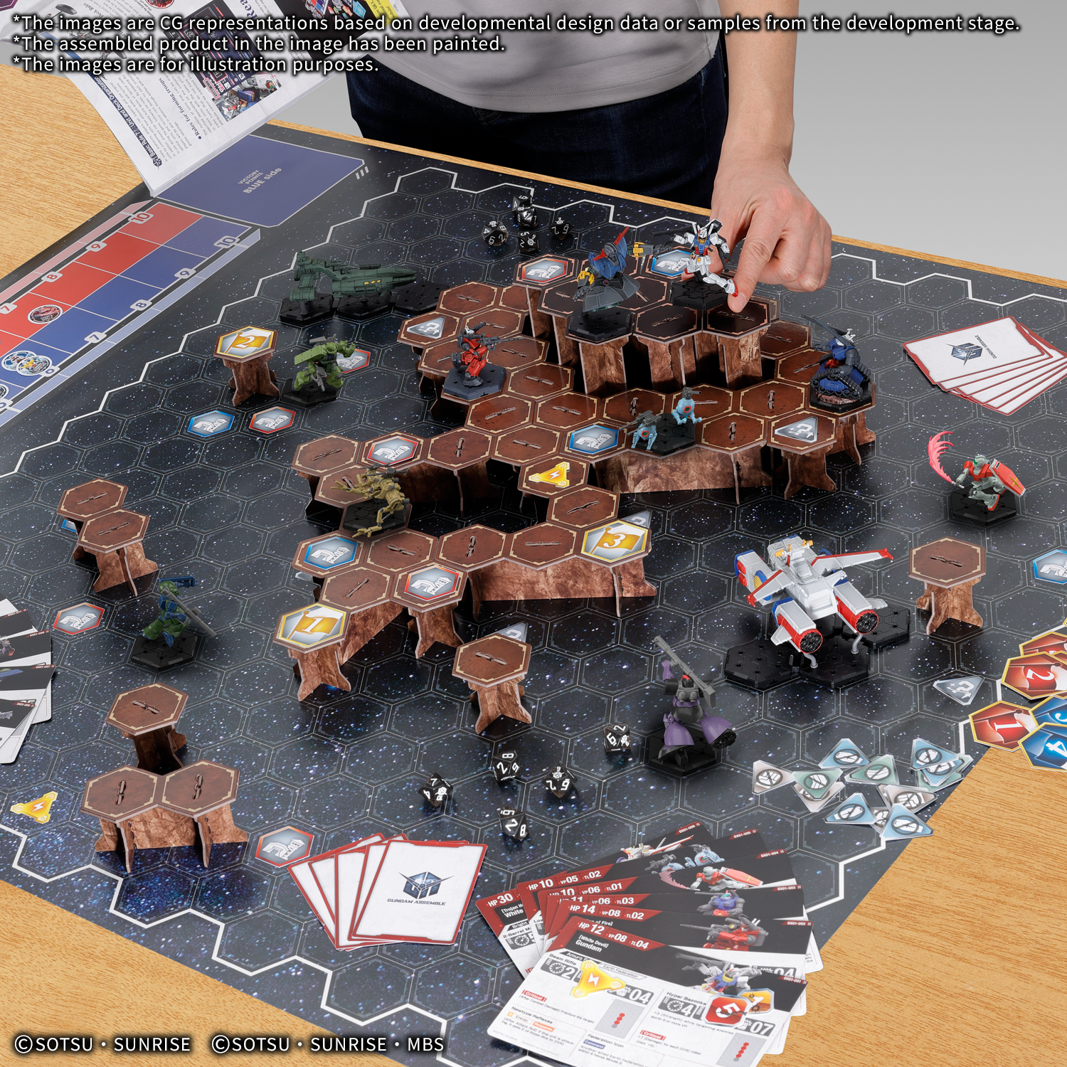 (預訂訂金 $200) (總價 $540) Bandai 高達戰棋遊戲 Gundam Assemble Deluxe Set 01 [DX01] 豪華套裝 01 (行版) 