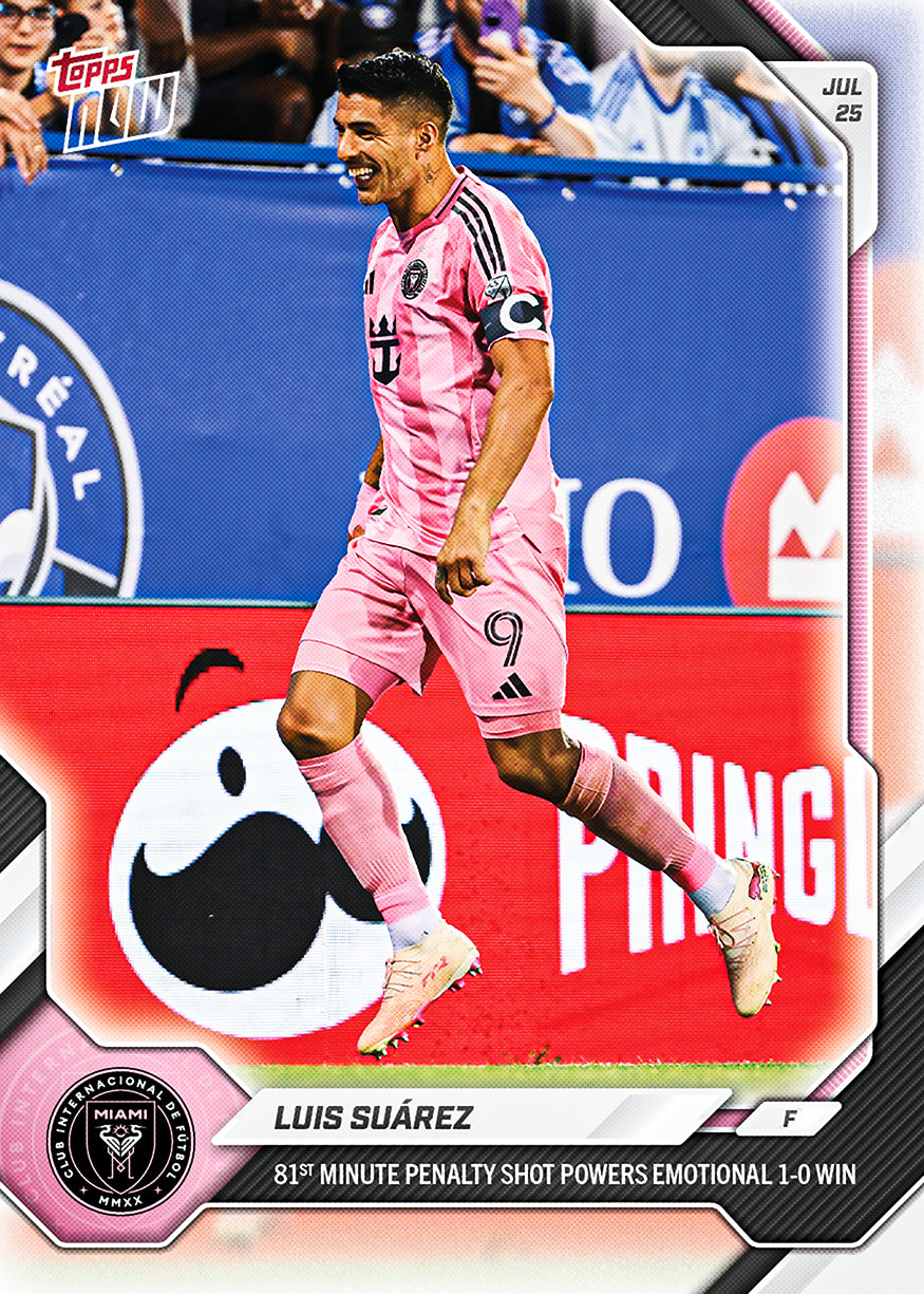 Luis Suárez - 2026 MLS Topps Now #58 七連場入球貢獻紀念卡【團購】