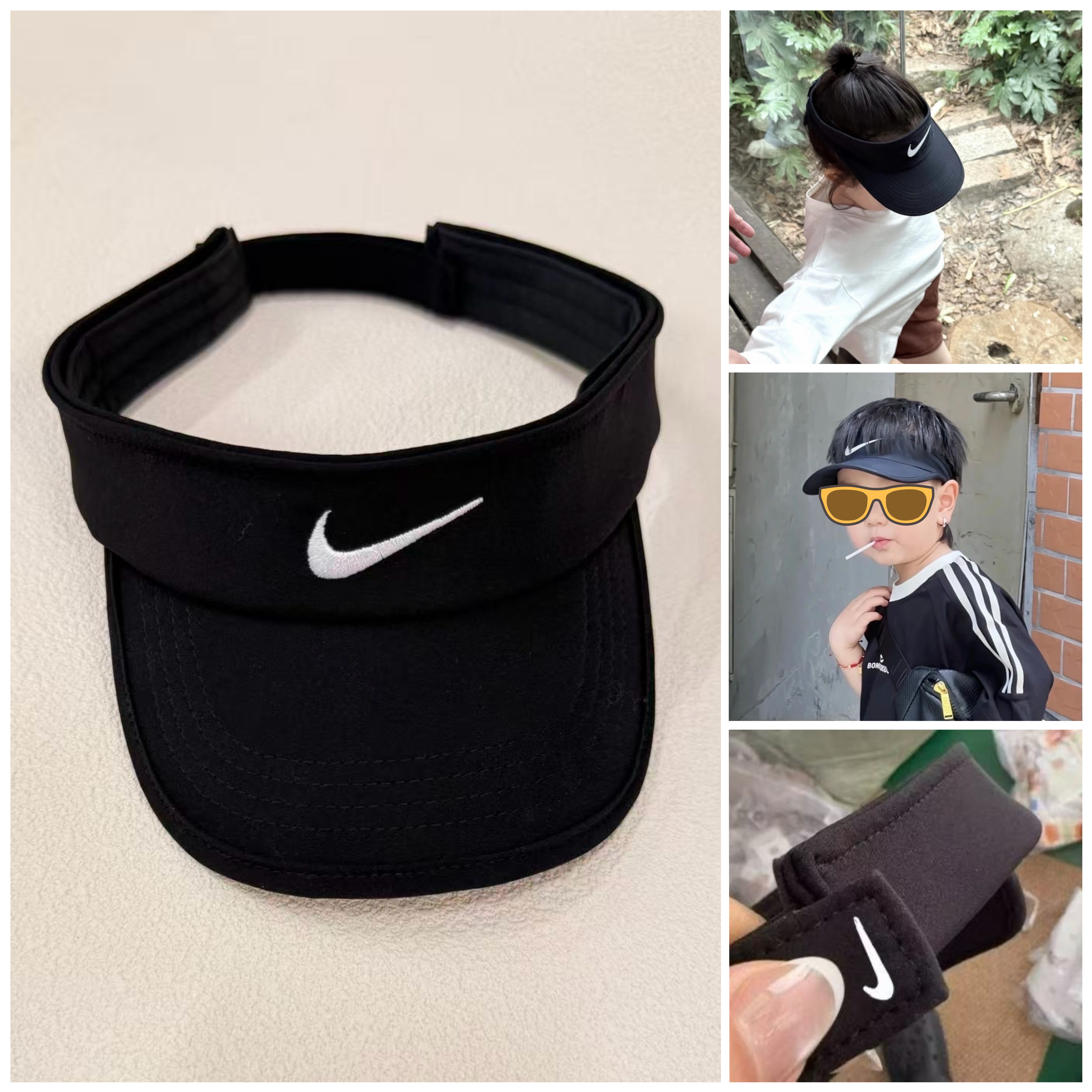 廠單 刺繡NIKE空頂防曬帽（SPF50）