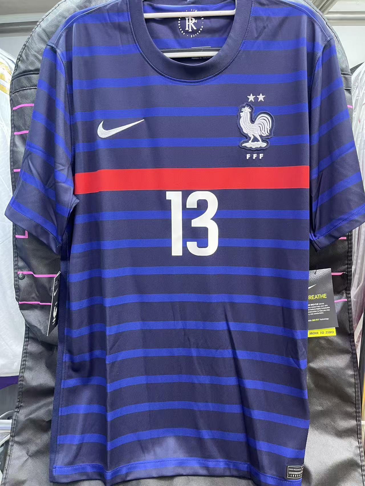2020 France Home Shirt Size L #13 KANTE "BNWT"