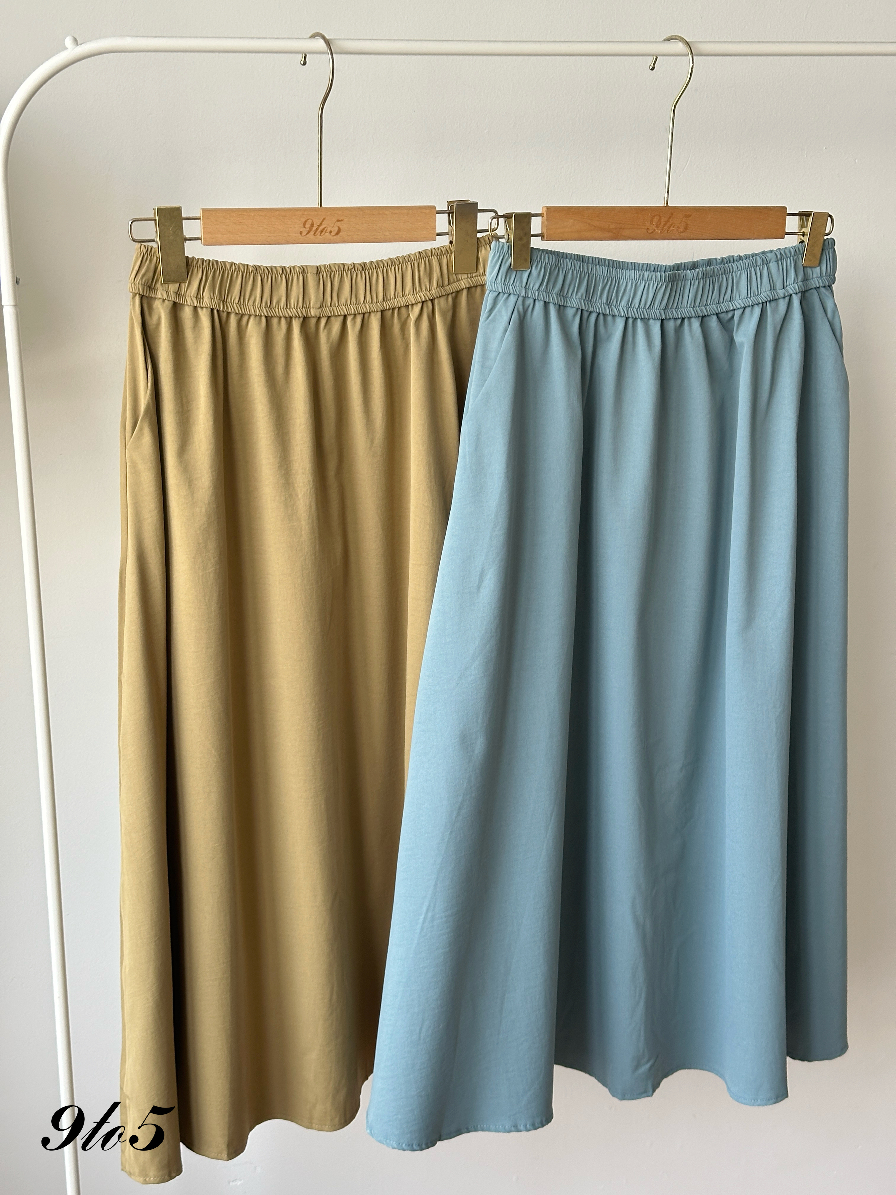 S1959 A Line Maxi Skirt - 5 Colors 