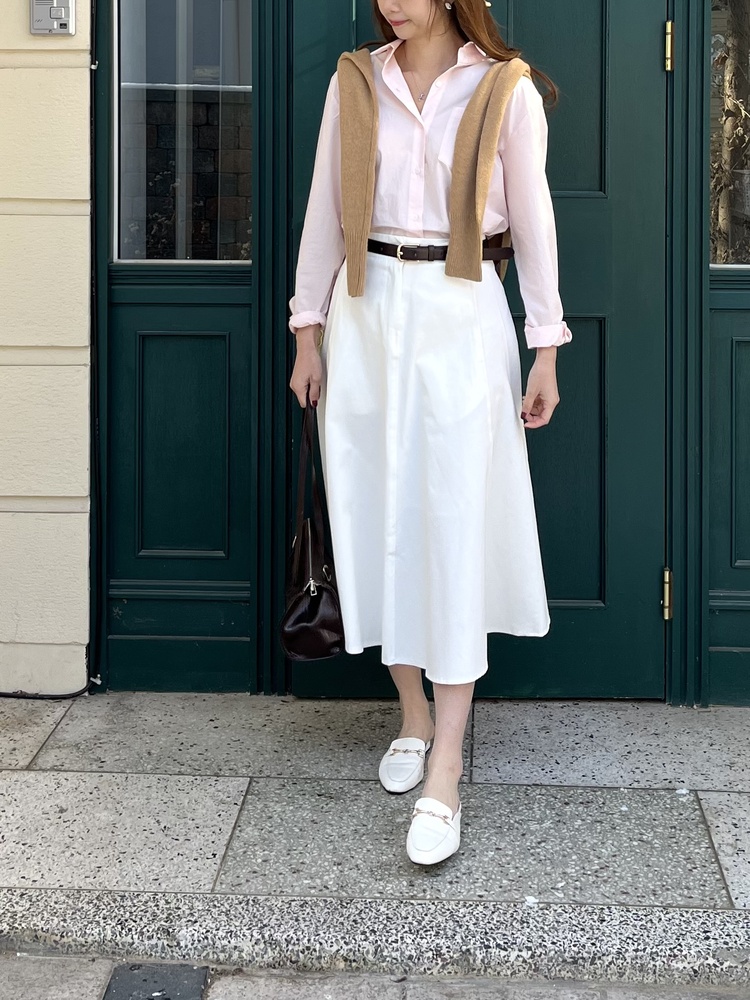 The Signature Flare Skirt (Ivory)