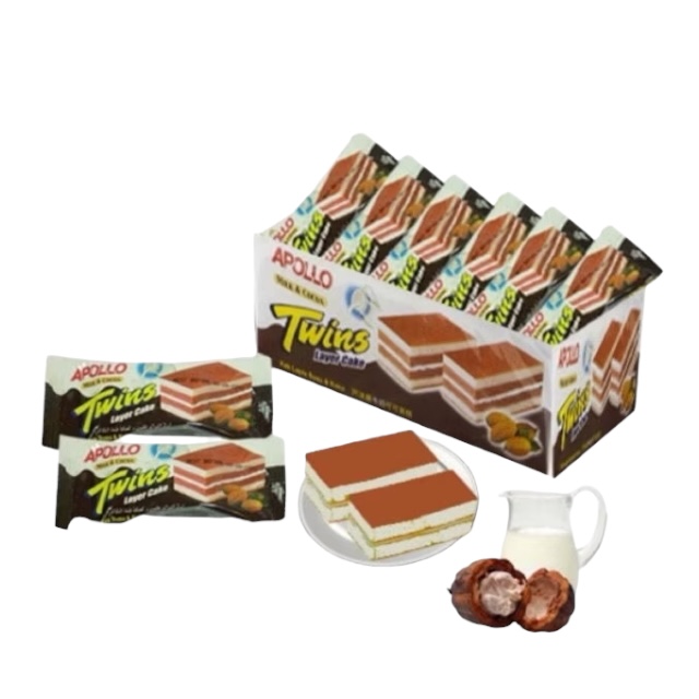 24pcs x 18g Apollo Layer Cake / Checker /Twins Assorted Flavor
