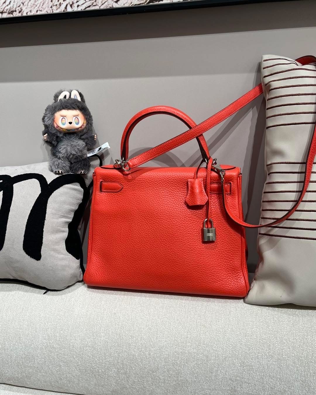 Hermes Kelly 28,STAMP T Togo 牛皮 100%Authentic, 98%new  ✅key lock ✅dust bag ✅box